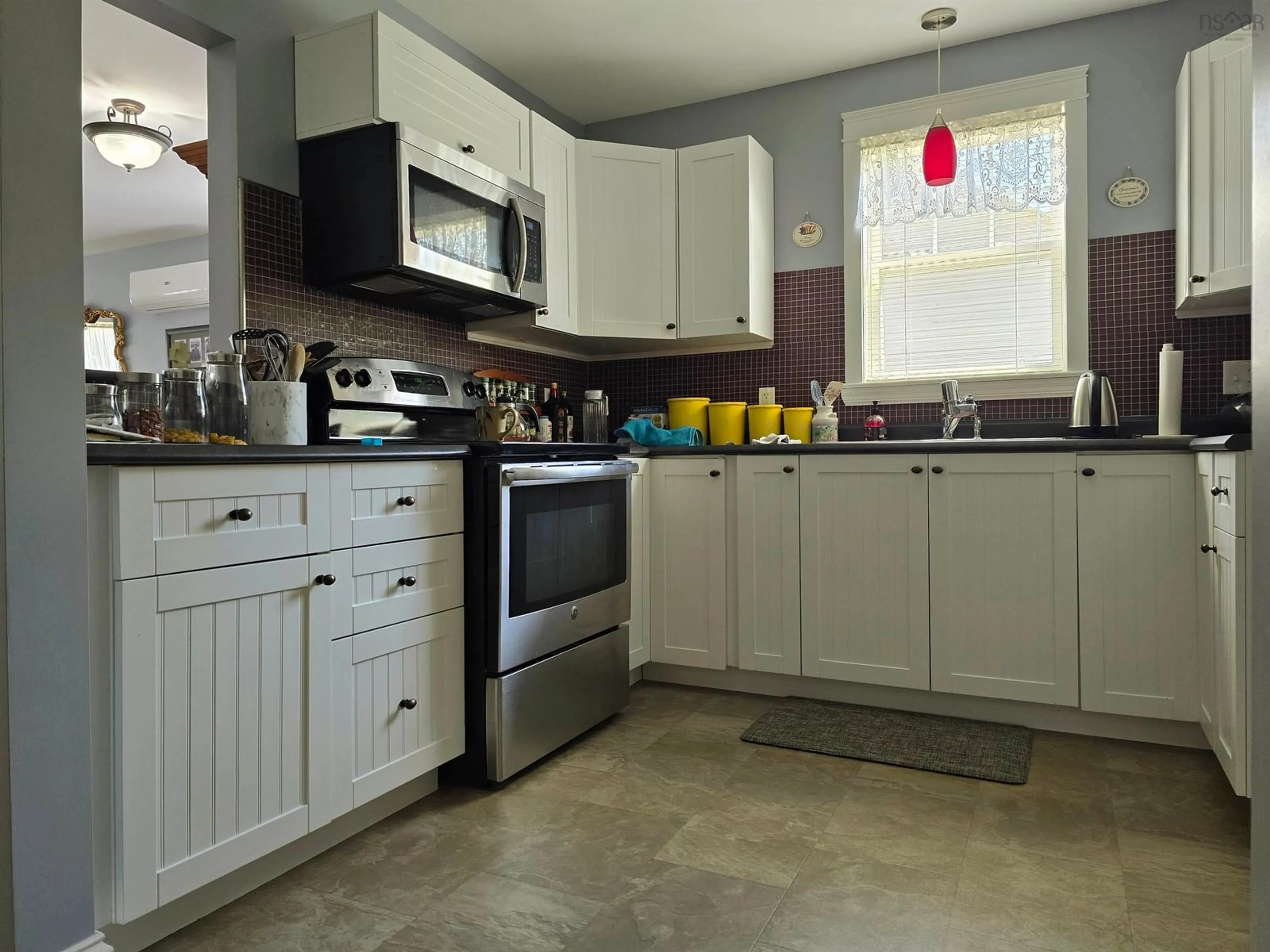 Standard kitchen, wood floors, cottage for 1952 Campbells Rd, Westville Nova Scotia B0K 2A0