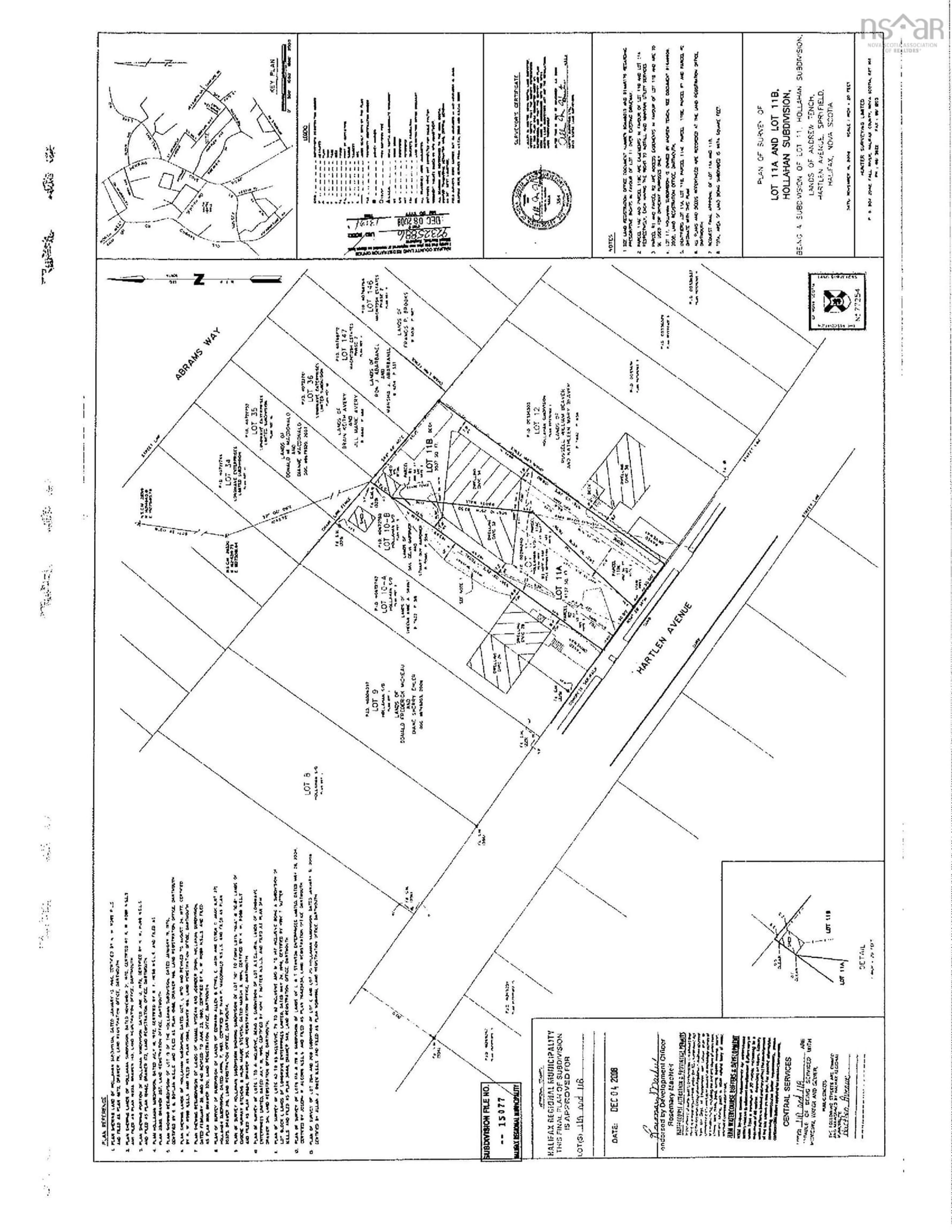 Floor plan for 32,34 & 34B Hartlen Ave, Halifax Nova Scotia B3R 1R6