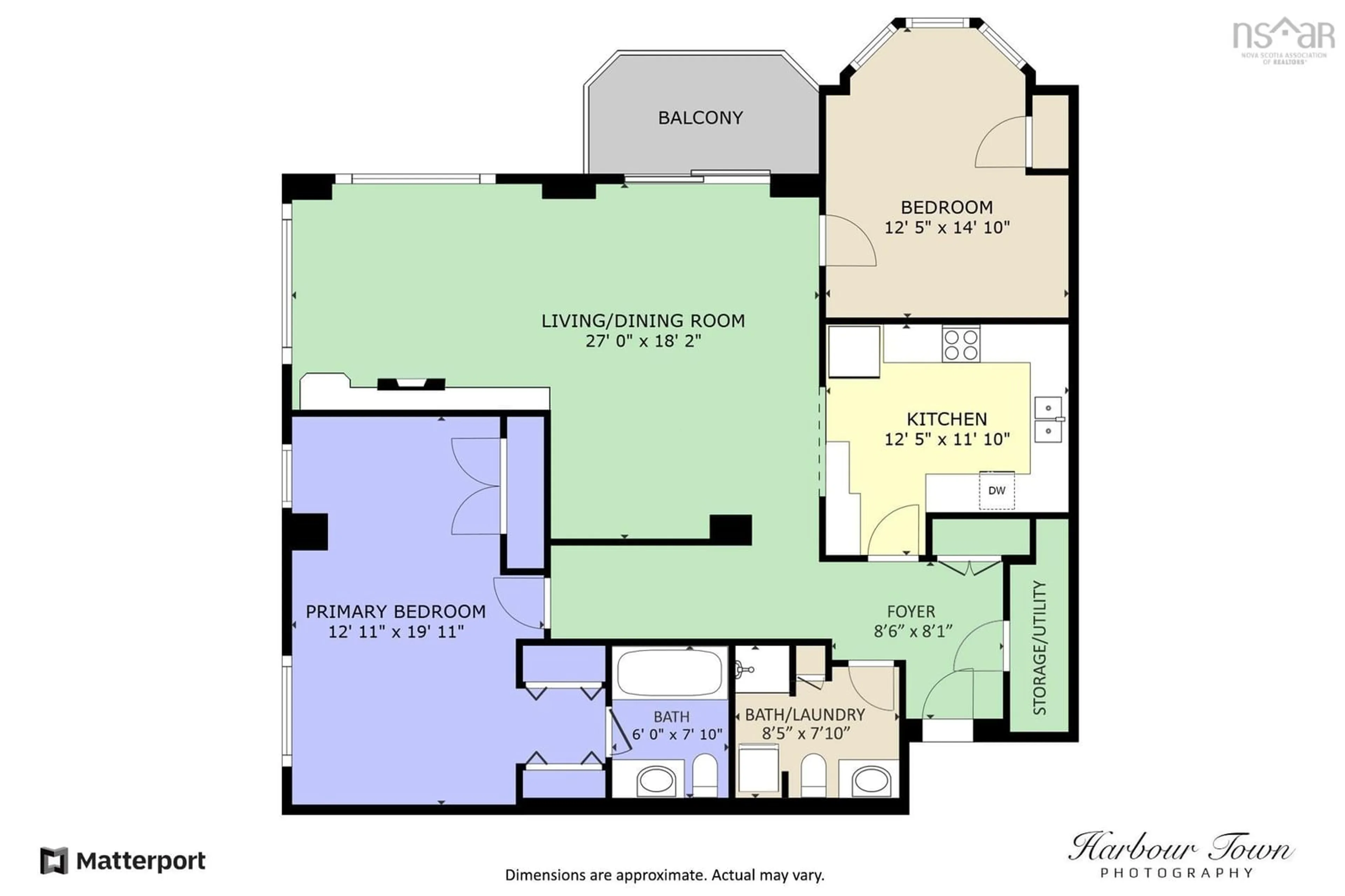 Floor plan for 1041 Wellington St #208, Halifax Nova Scotia B3H 4P5