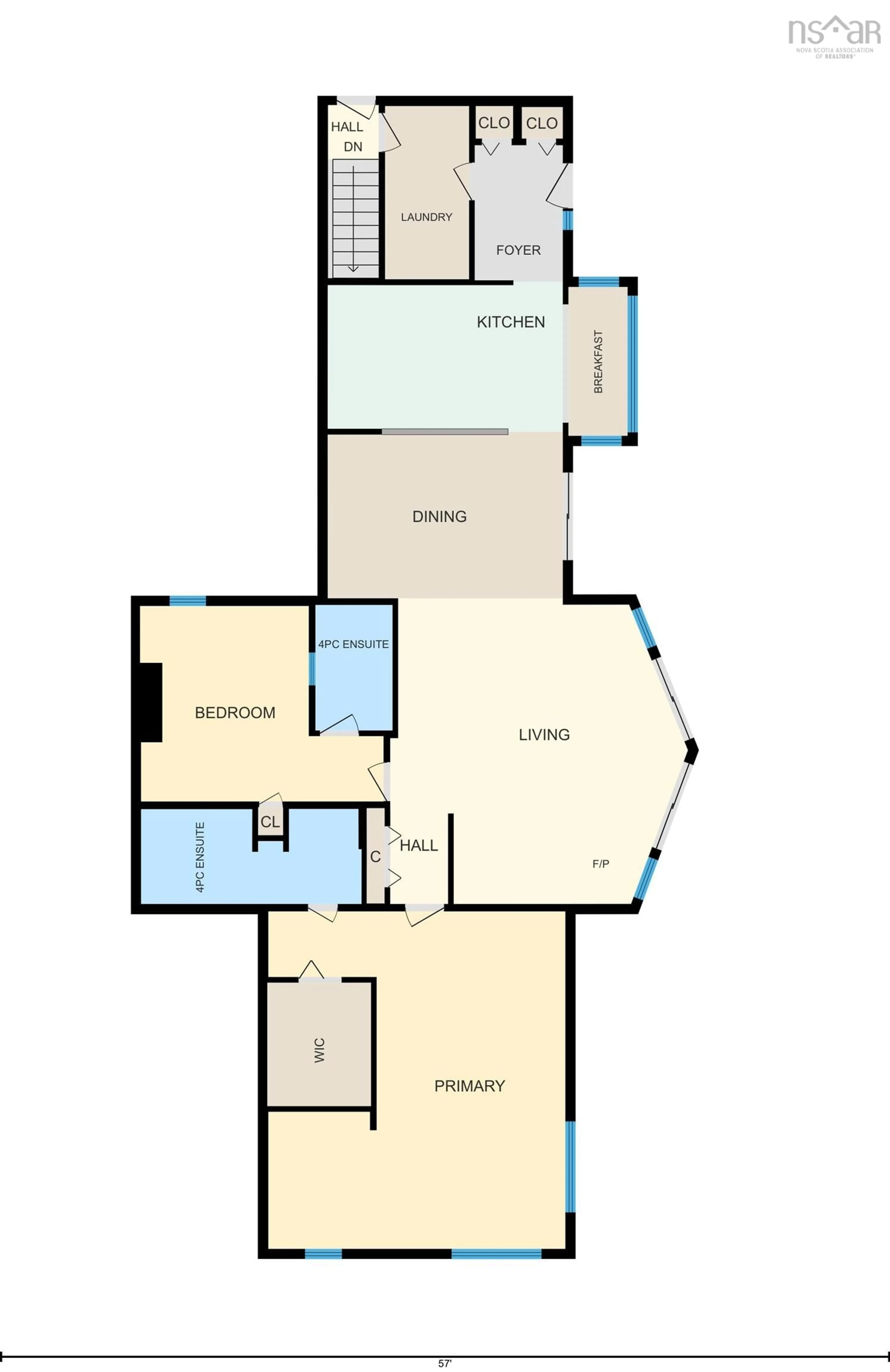 Floor plan for 304 Smileys Point Rd, Port Dufferin Nova Scotia B0J 2R0