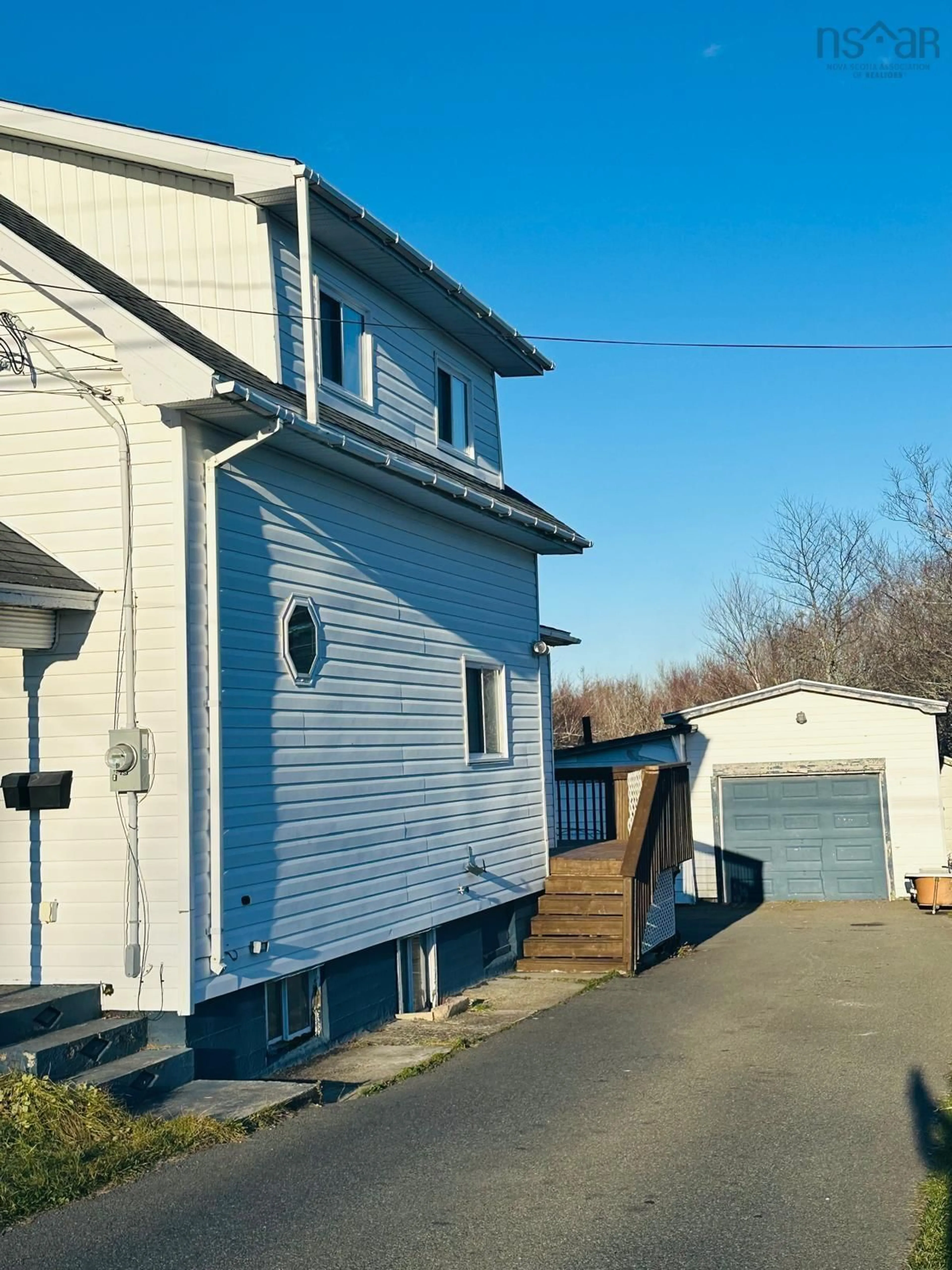 Frontside or backside of a home, the front or back of building for 261 Lake Rd, Glace Bay Nova Scotia B1A 2H2