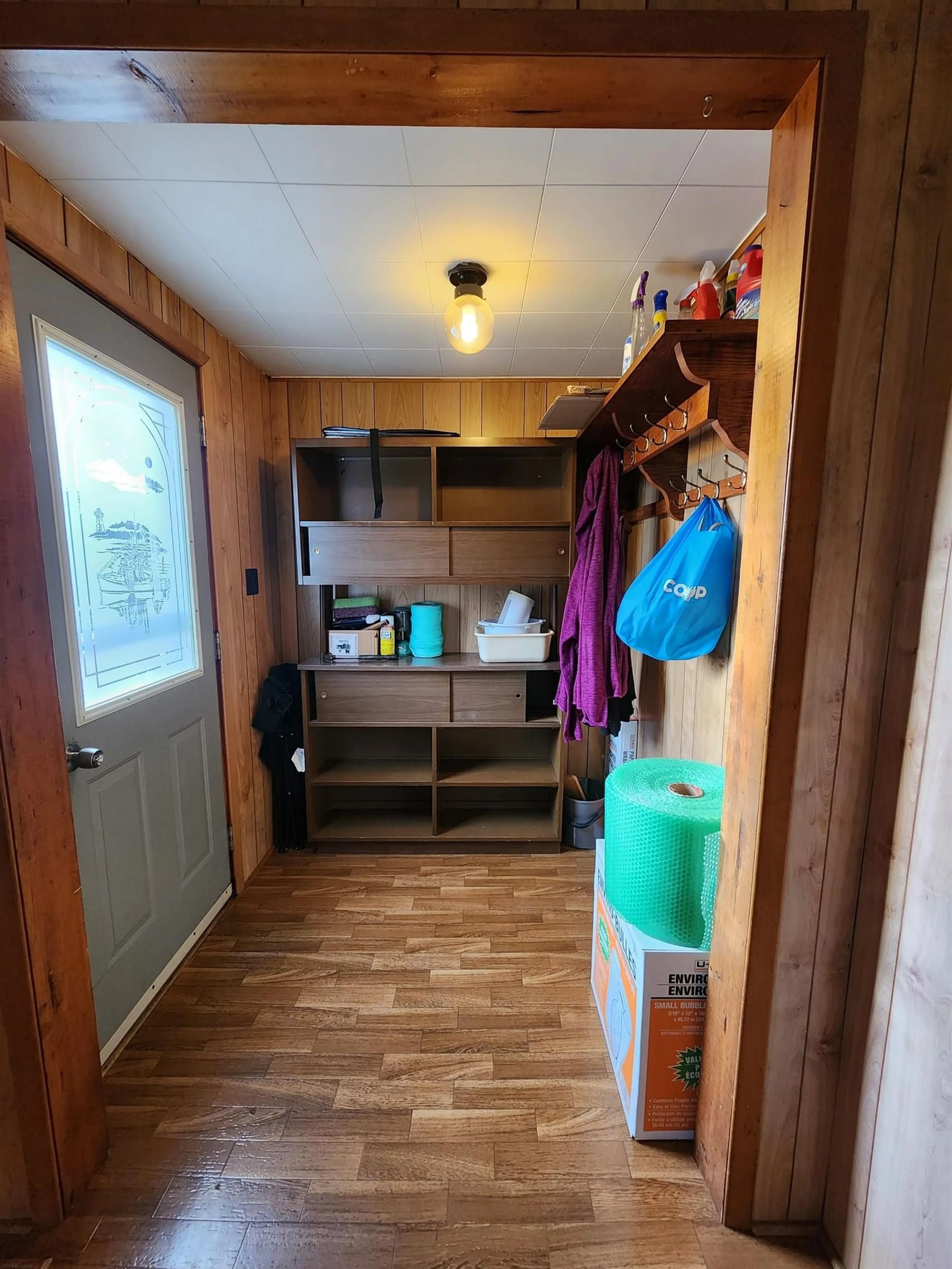 Storage room or clothes room or walk-in closet for 27 Cook St, Canso Nova Scotia B0H 1H0