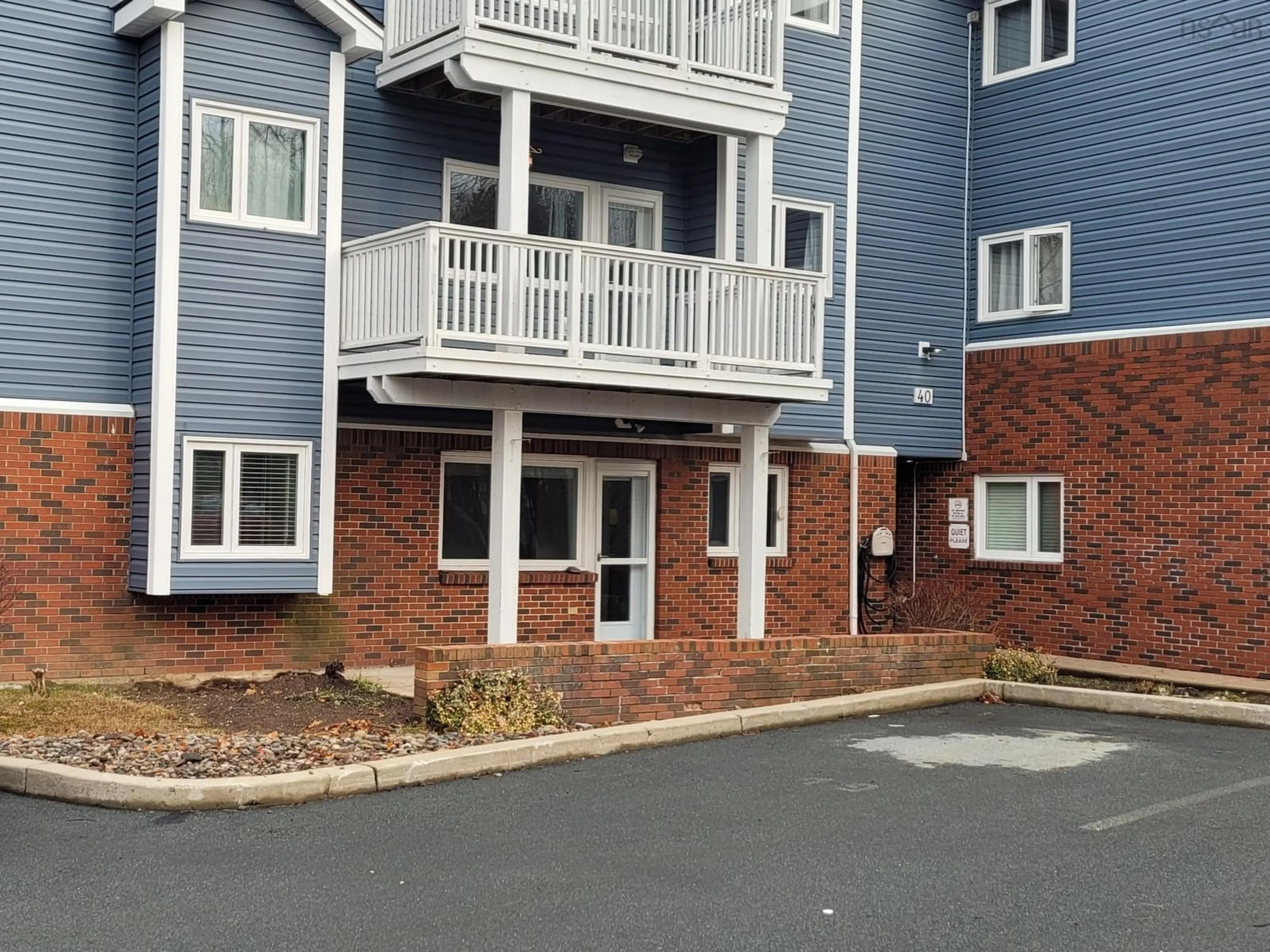 A pic from exterior of the house or condo, the front or back of building for 40 Chelton Woods Lane #105, Halifax Nova Scotia B3M 3V2