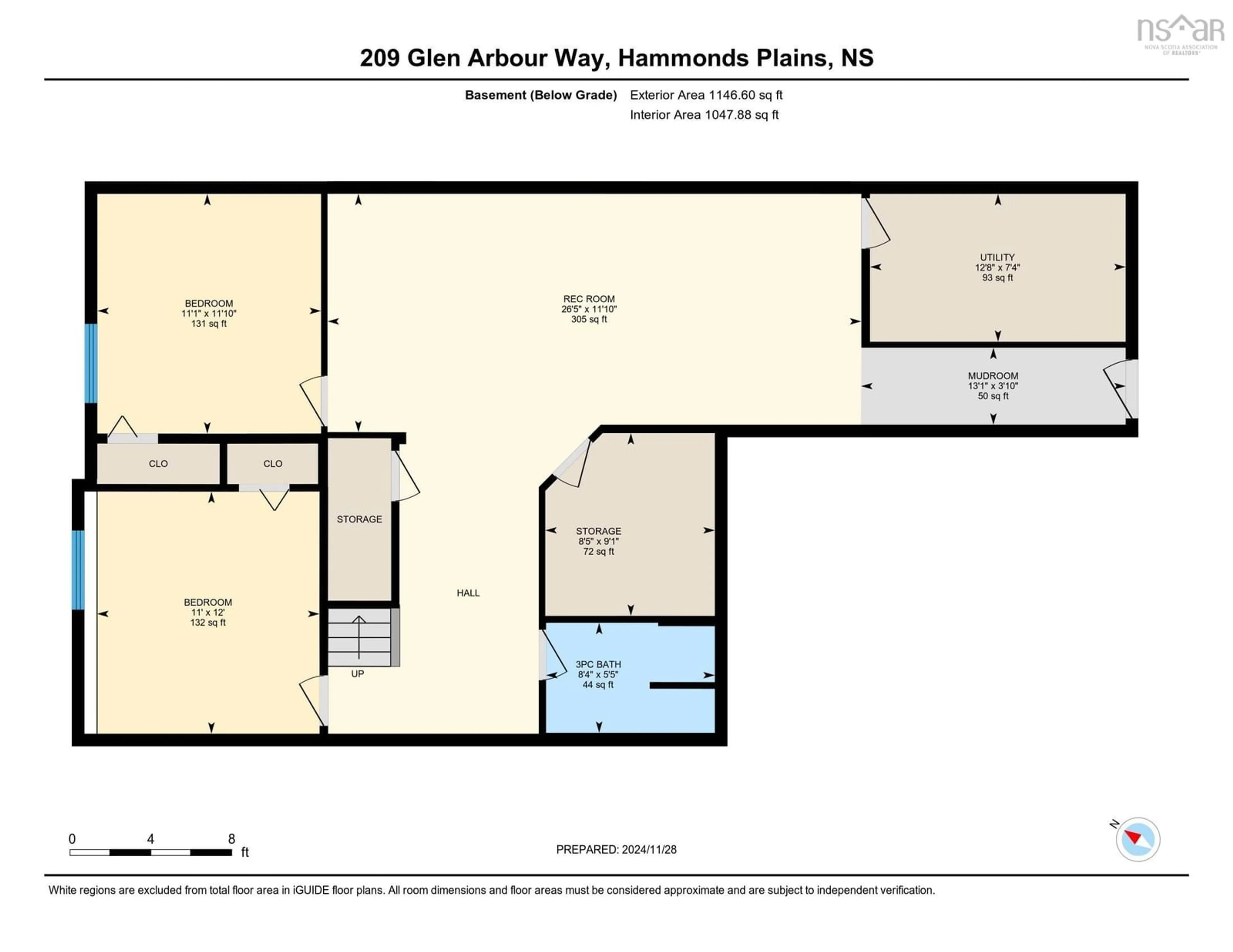 Floor plan for 209 Glen Arbour Way, Hammonds Plains Nova Scotia B4B 1T5