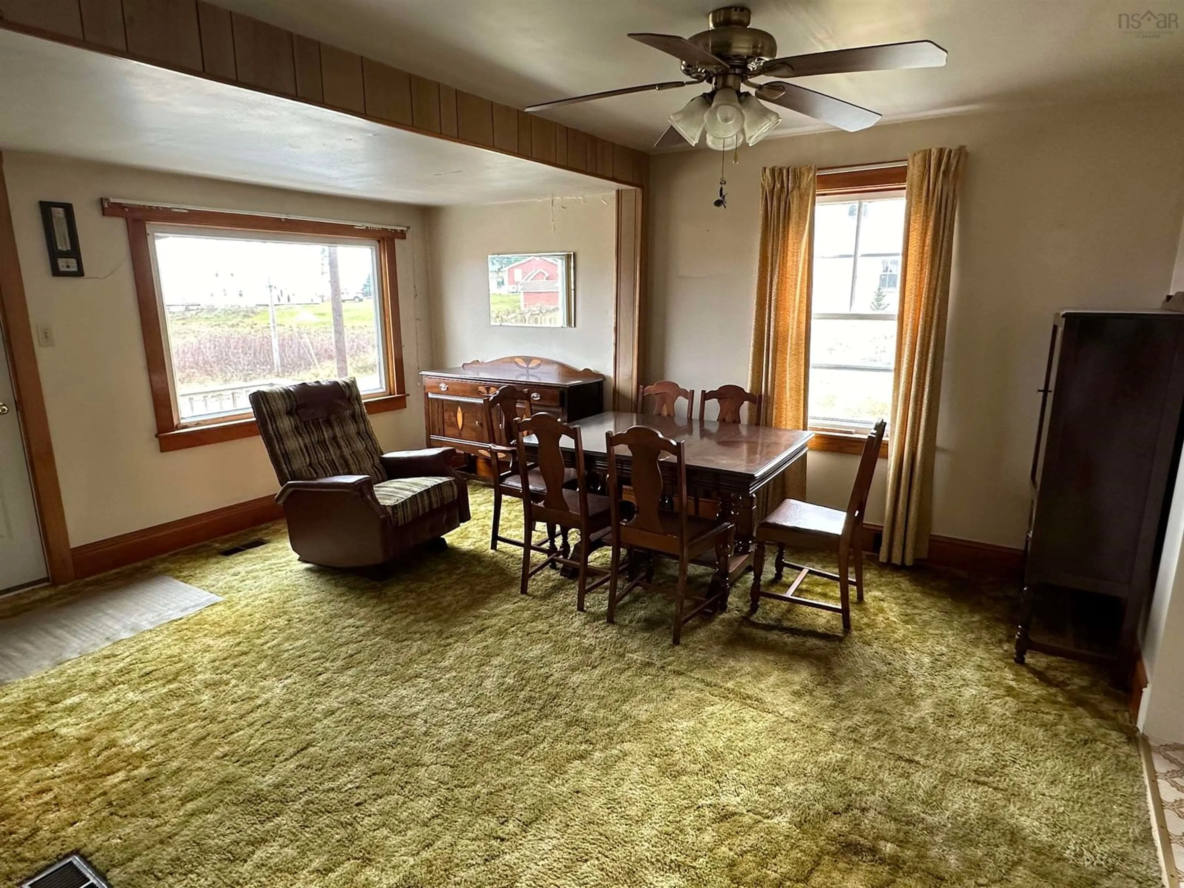 Dining room, wood floors, cottage for 183 Big Tancook Island Rd, Big Tancook Island Nova Scotia B0J 3G0