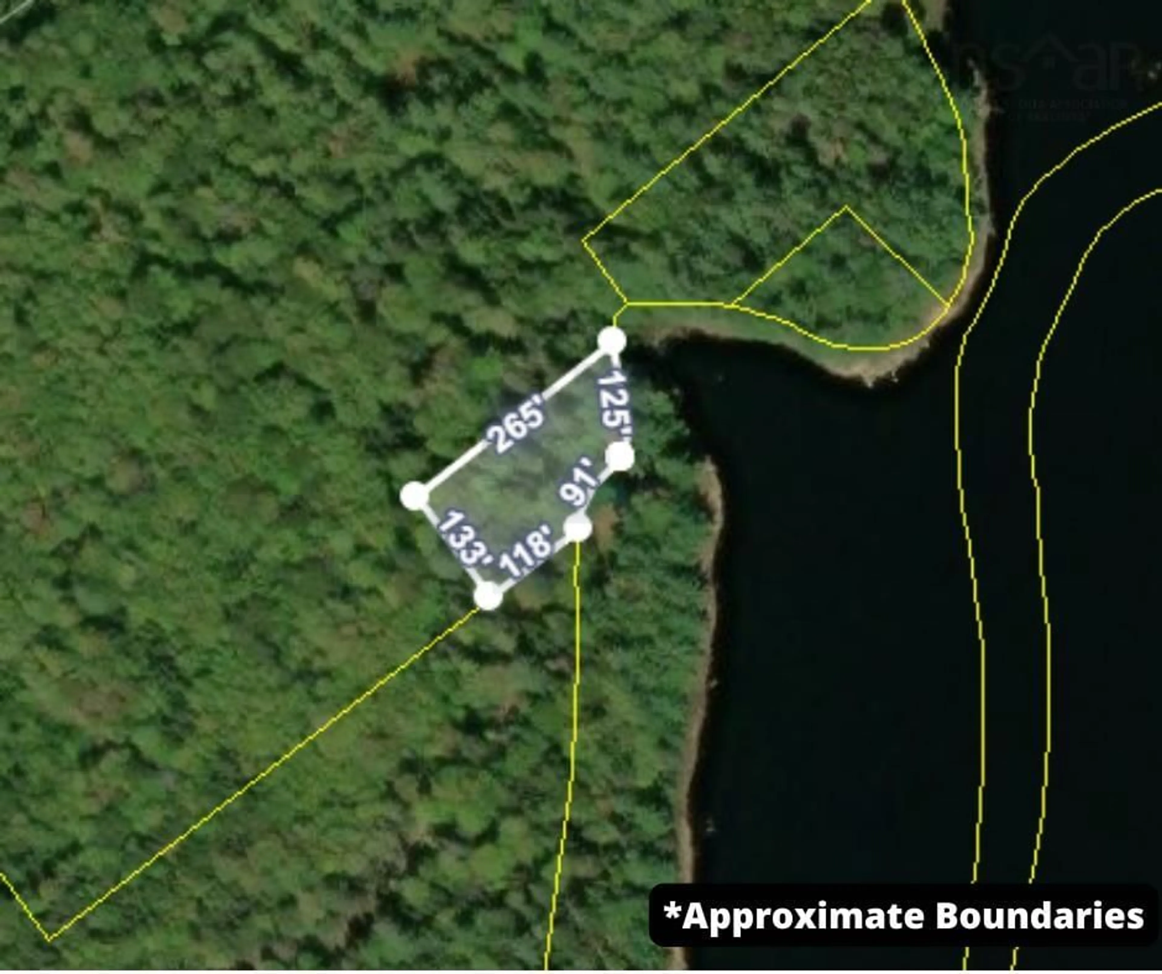 Picture of a map for 0 Lake Mulgrave, Victory Nova Scotia B0S 1B0