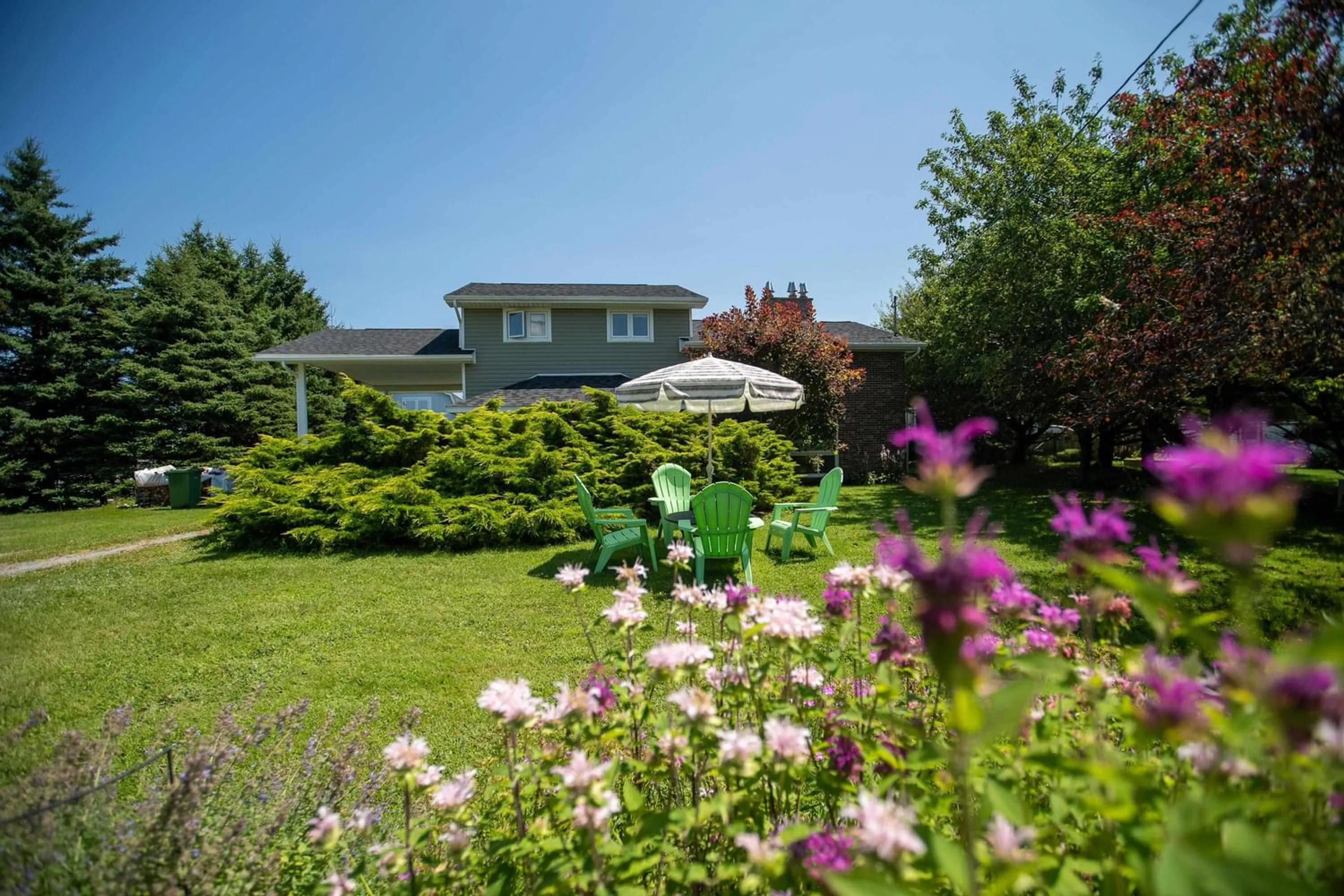 Patio, the fenced backyard for 100 Meisner Point Rd, Ingramport Nova Scotia B3E 3Z3