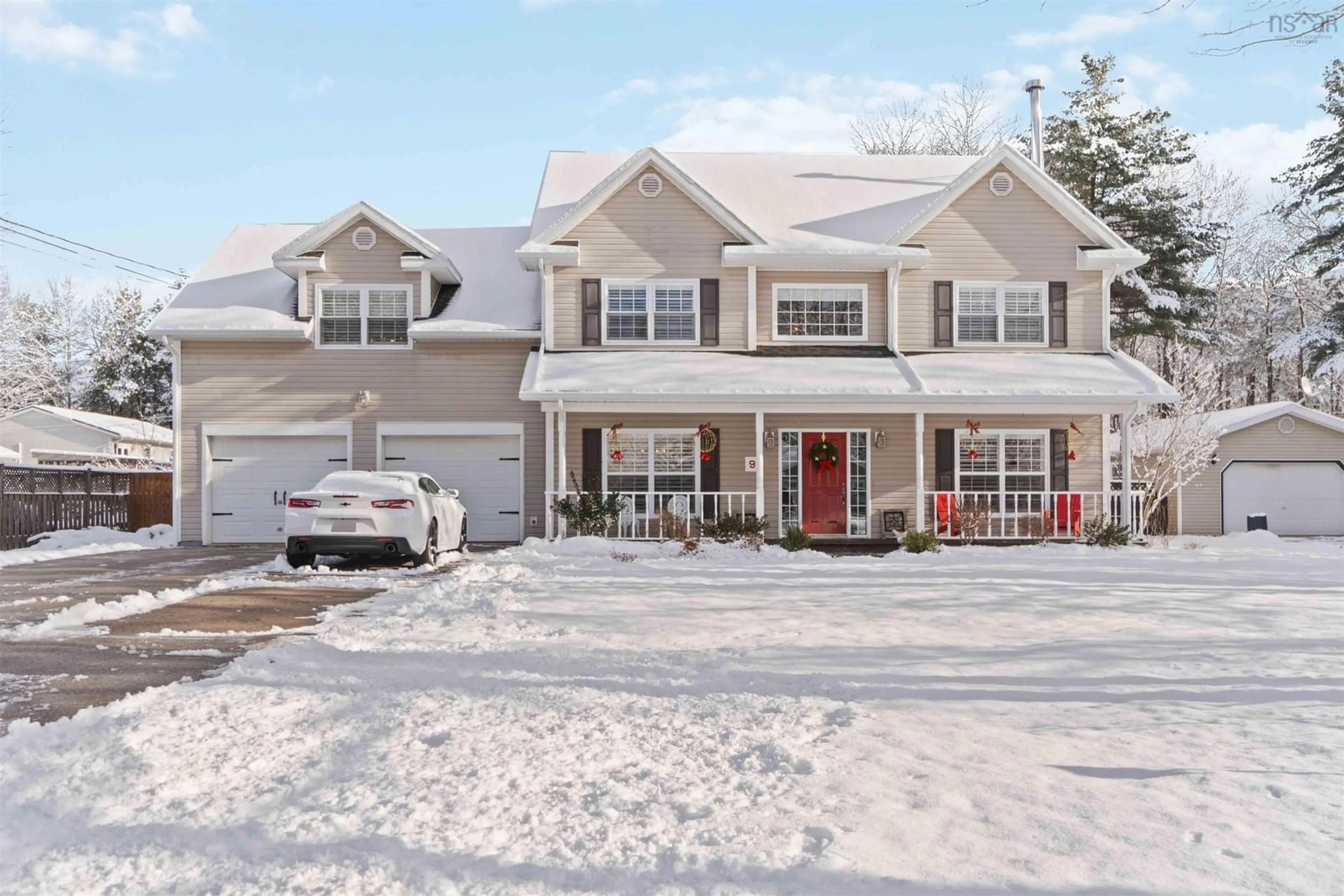 Frontside or backside of a home, the street view for 9 Robie Ave, Greenwood Nova Scotia B0P 1R0