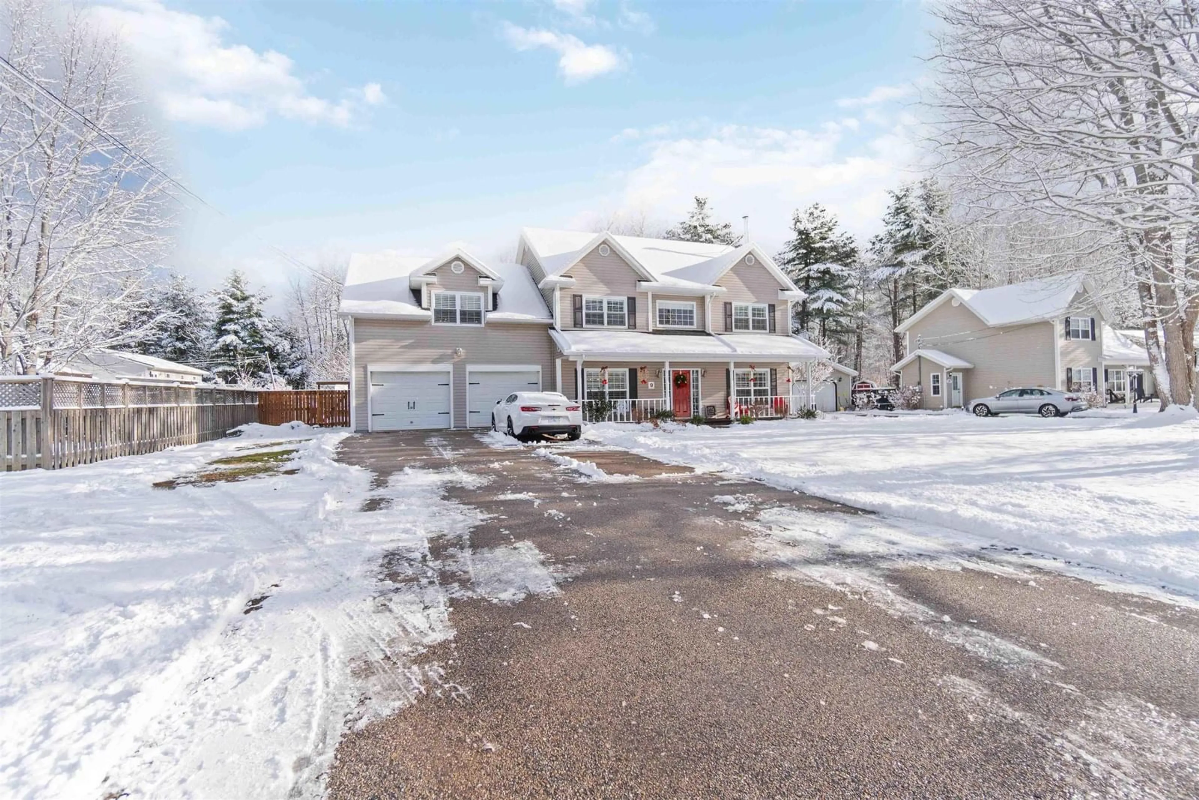 A pic from exterior of the house or condo, the street view for 9 Robie Ave, Greenwood Nova Scotia B0P 1R0