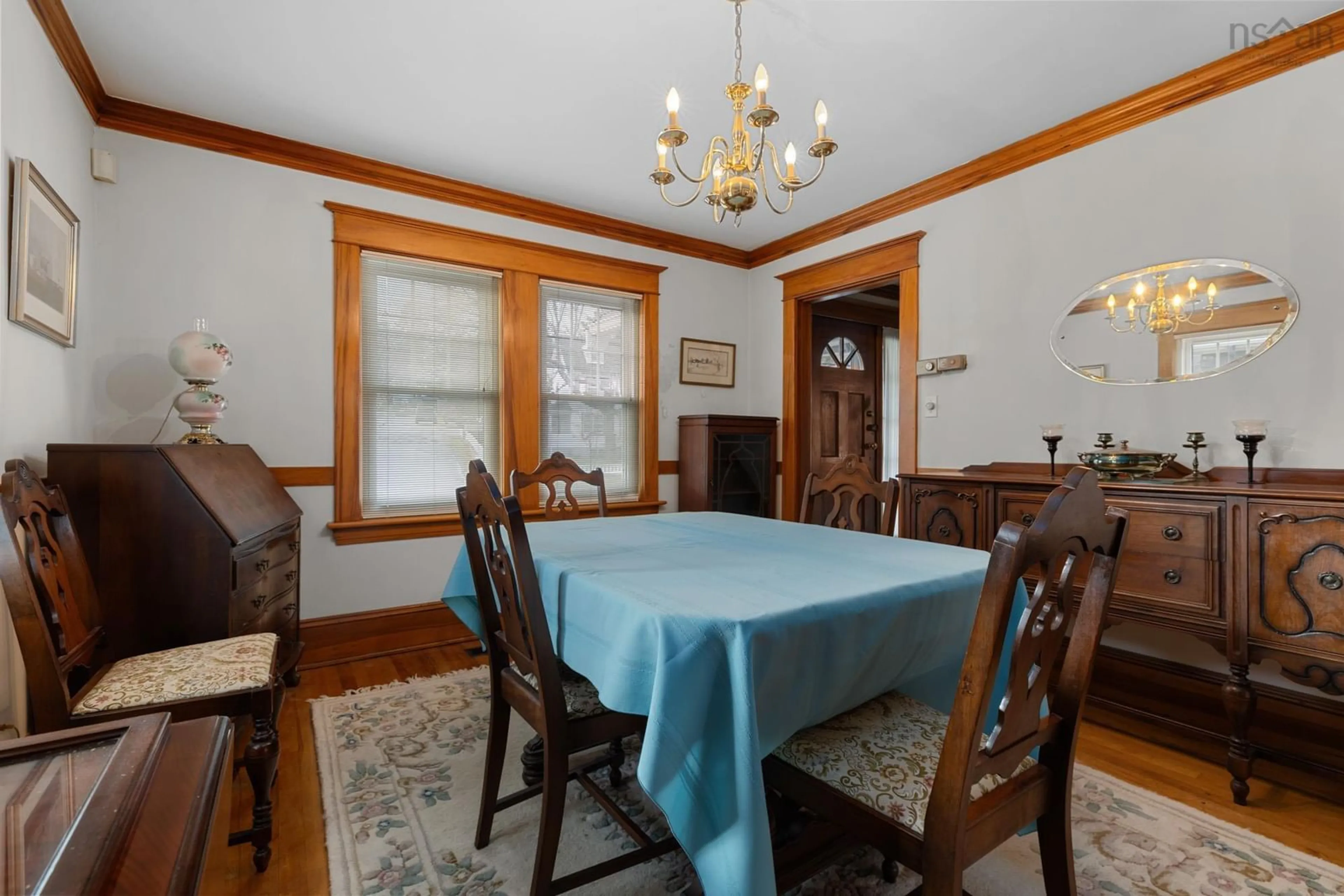 Dining room, wood floors, cottage for 460 St Margarets Bay Rd, Halifax Nova Scotia B3N 1K2