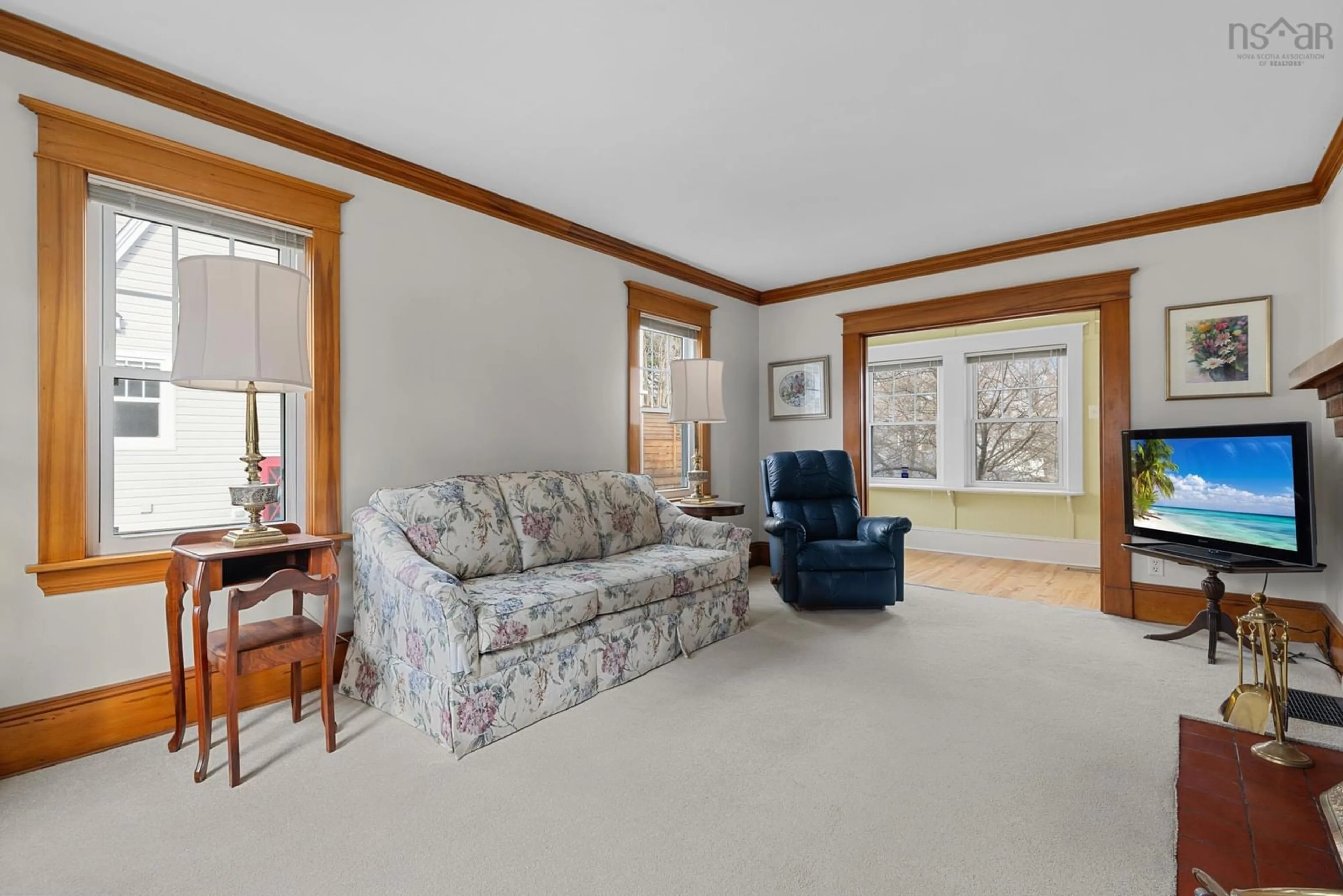 Living room, wood floors for 460 St Margarets Bay Rd, Halifax Nova Scotia B3N 1K2