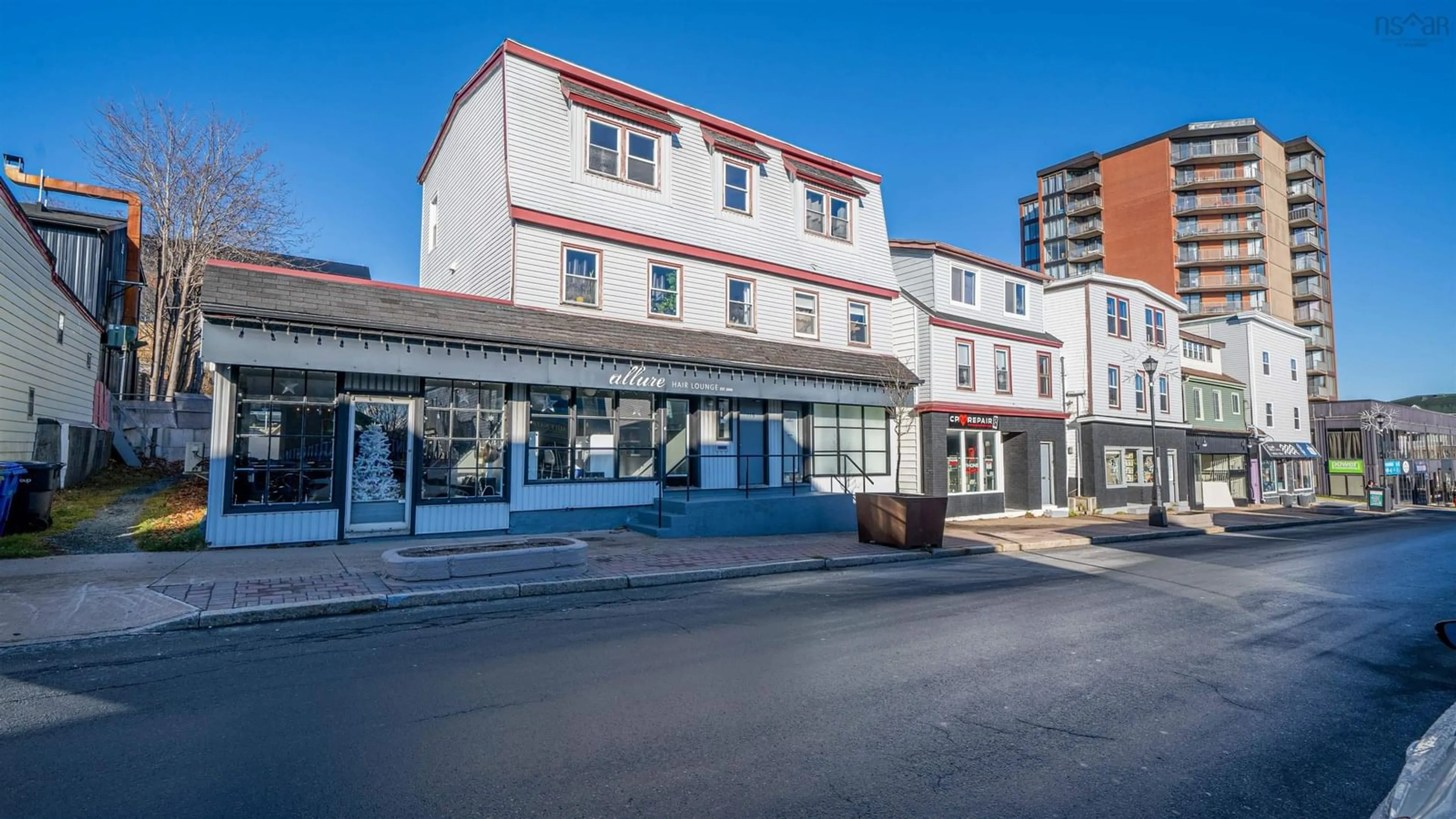 A pic from exterior of the house or condo, the front or back of building for 115-123 Portland St, Dartmouth Nova Scotia B2Y 1H7