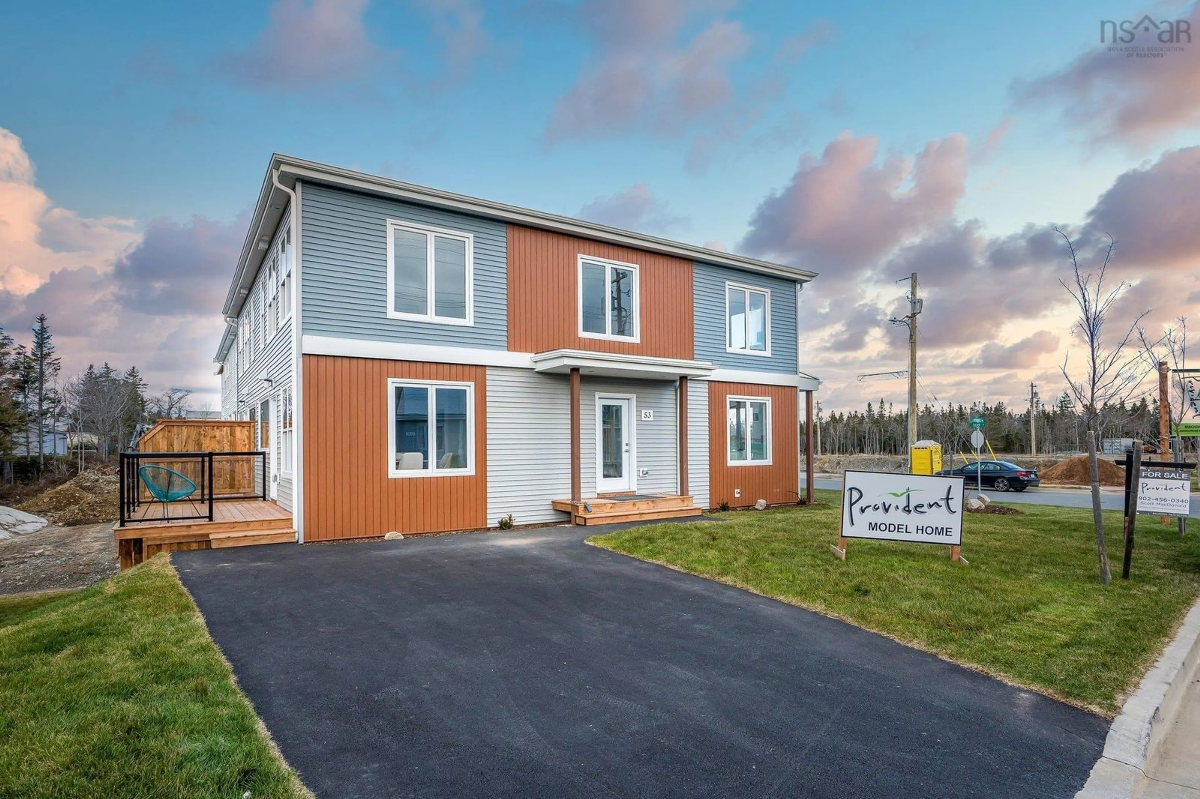 A pic from exterior of the house or condo, the front or back of building for 53 Berm St, Herring Cove Nova Scotia B3R 0H2