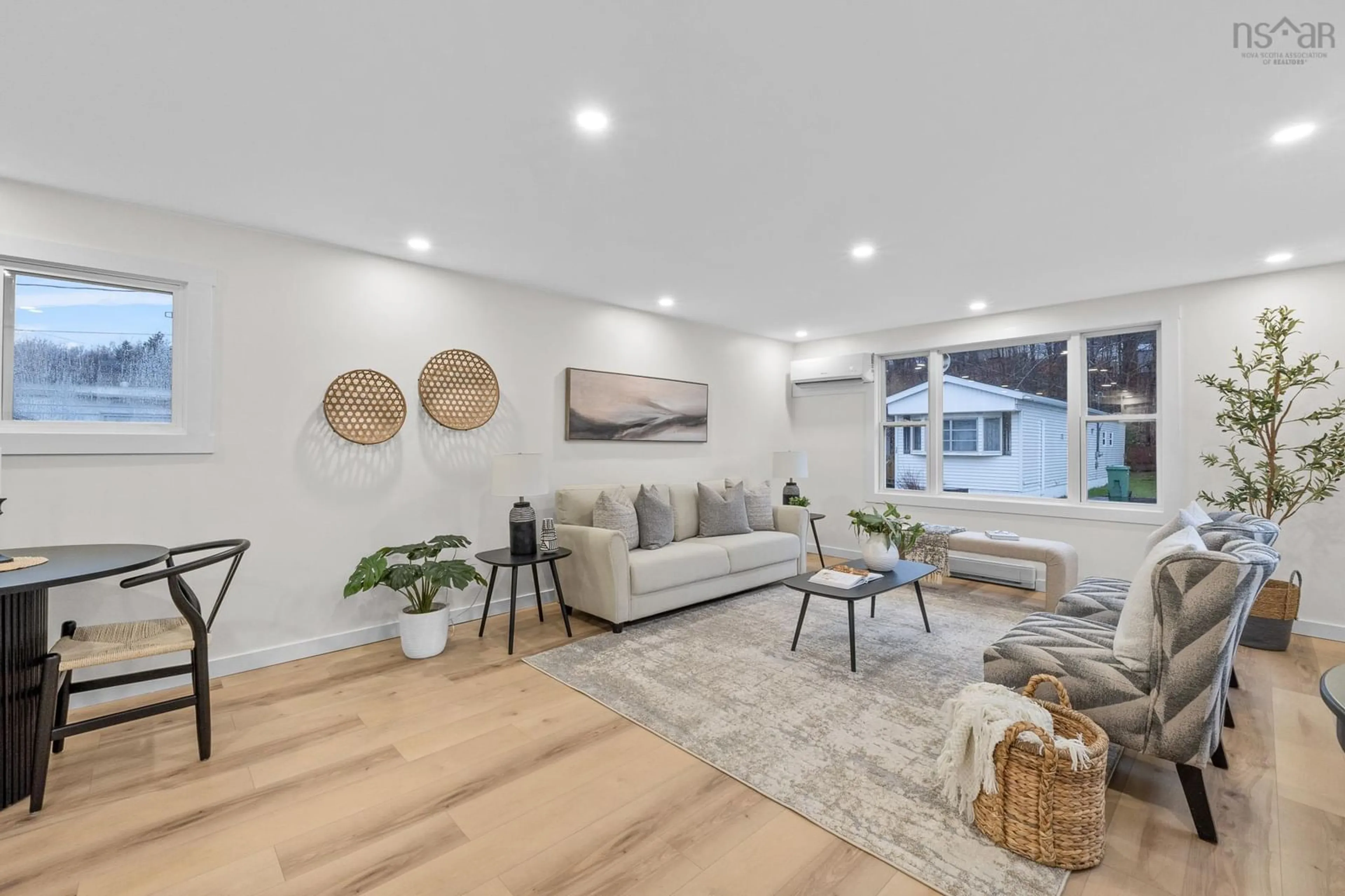 Living room, wood floors for 45 Brook St, Middle Sackville Nova Scotia B4E 1C1