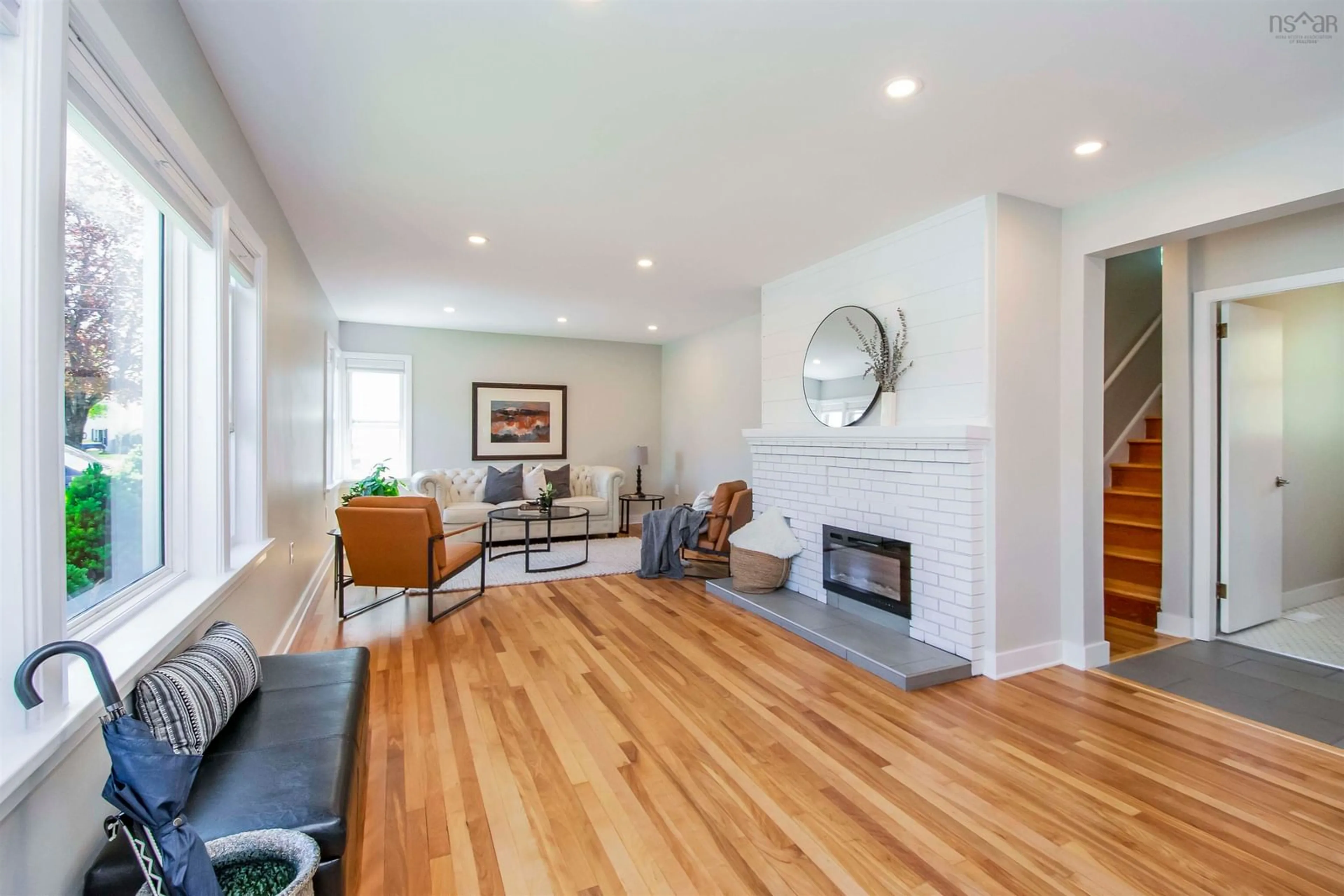 Living room, wood floors for 6715 Edward Arab Ave, Halifax Nova Scotia B3L 2E2