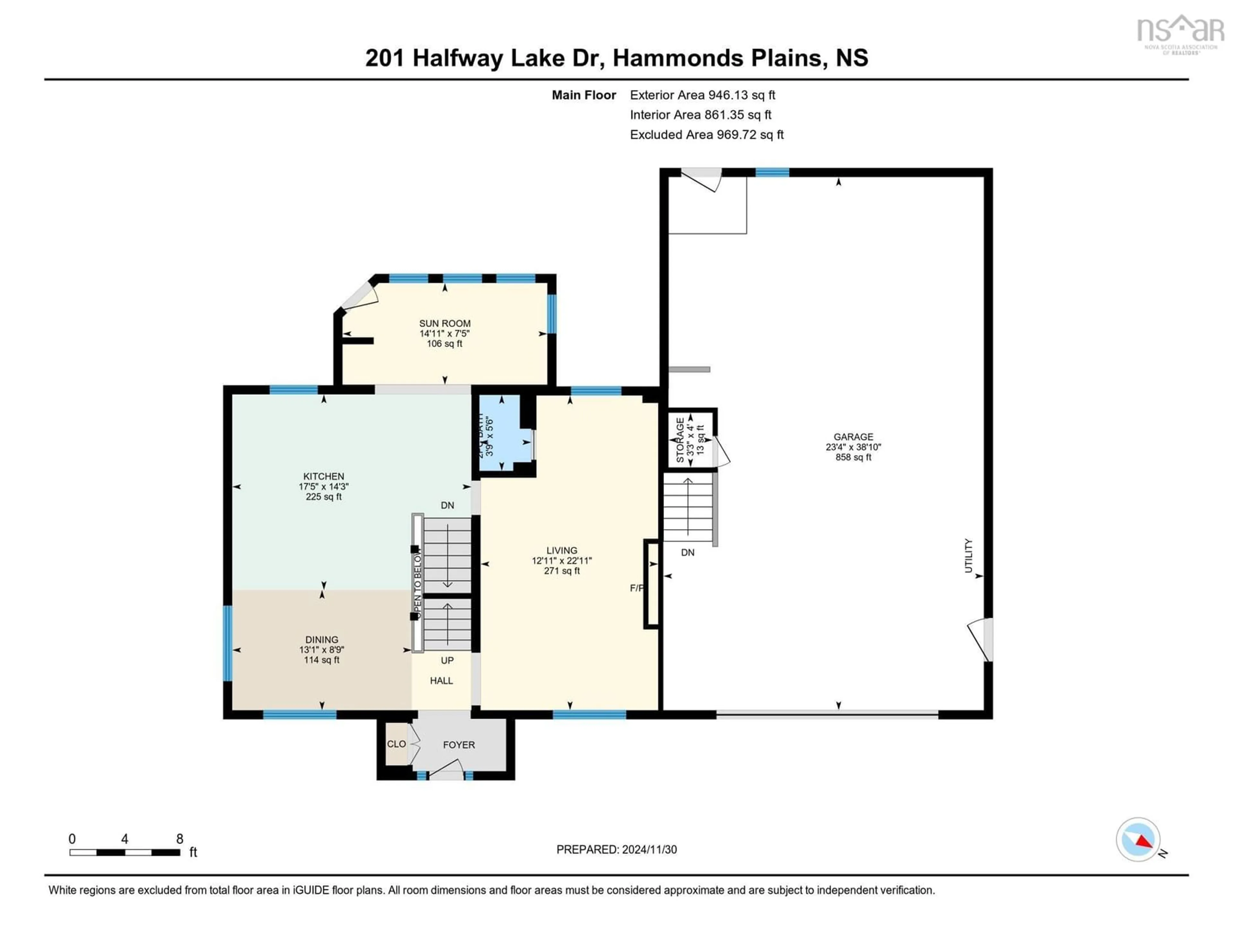 Floor plan for 201 Halfway Lake Dr, Hammonds Plains Nova Scotia B4C 2T2