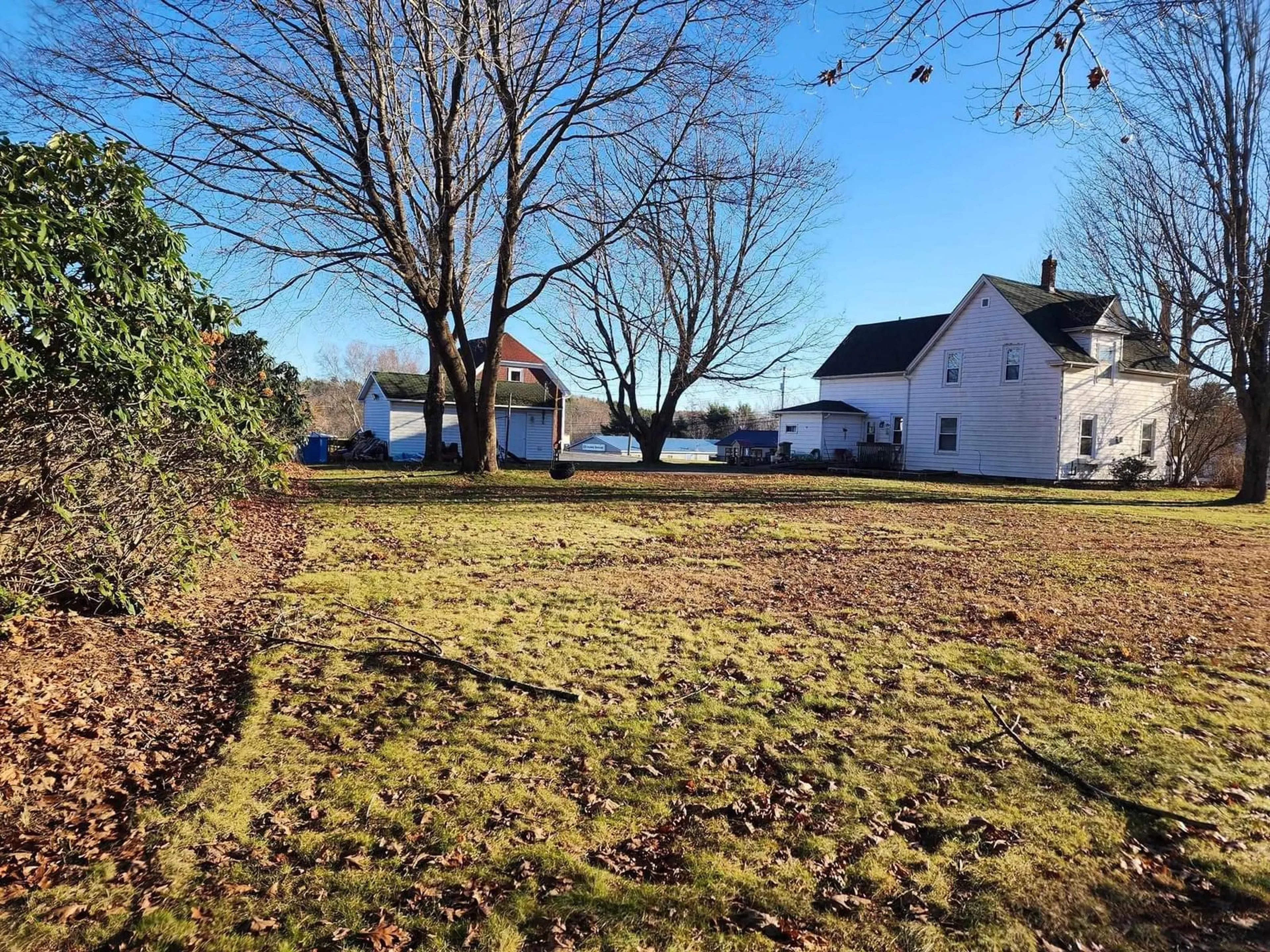 Frontside or backside of a home, the fenced backyard for 2826 325 Hwy, Wileville Nova Scotia B4V 5G3