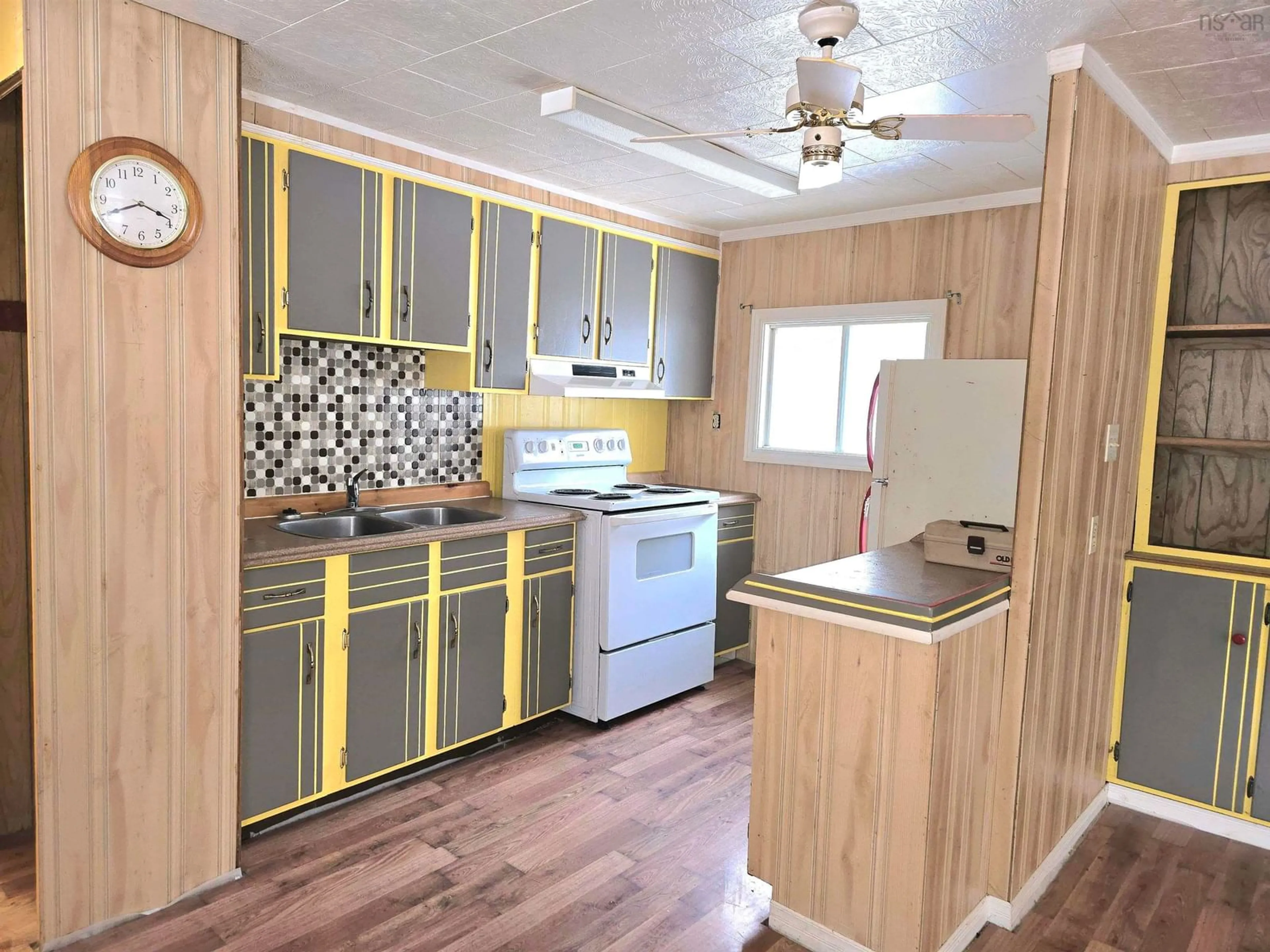 Kitchen, wood floors, cottage for 9890 Highway 4, French River Nova Scotia B0K 1G0