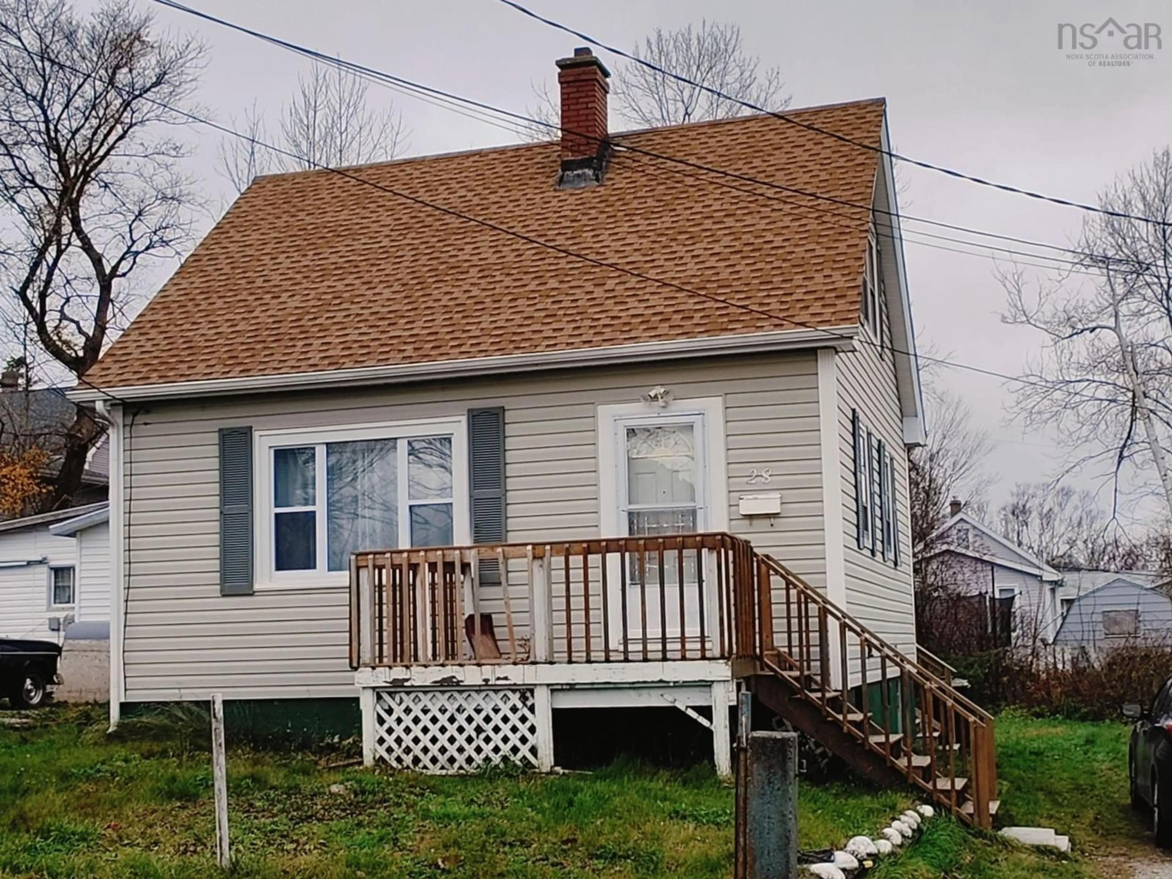 Frontside or backside of a home, cottage for 28 Strathcona St, Westmount Nova Scotia B1R 1X8