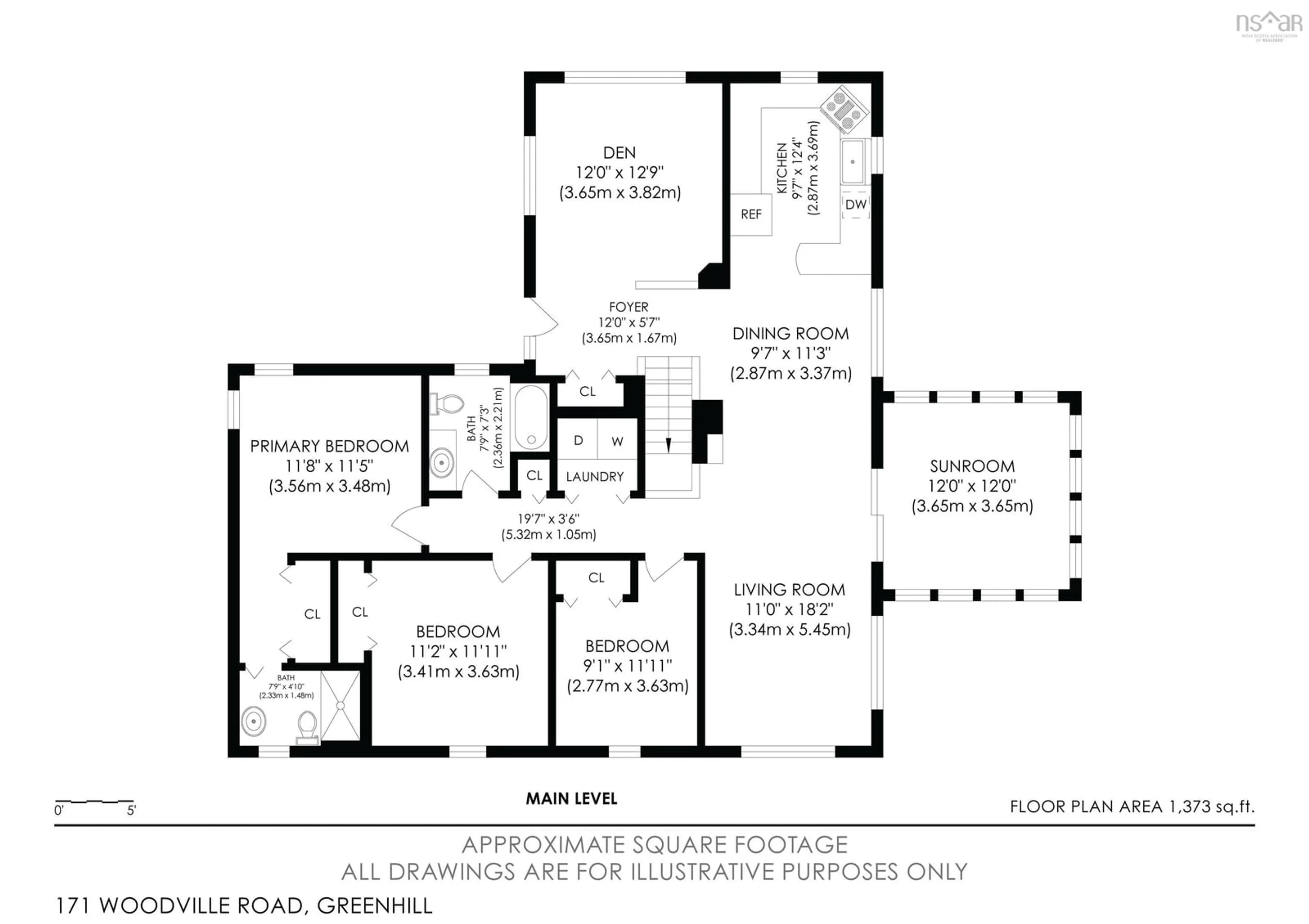 Floor plan for 171 Woodville Rd, Greenhill Nova Scotia B0N 2A0