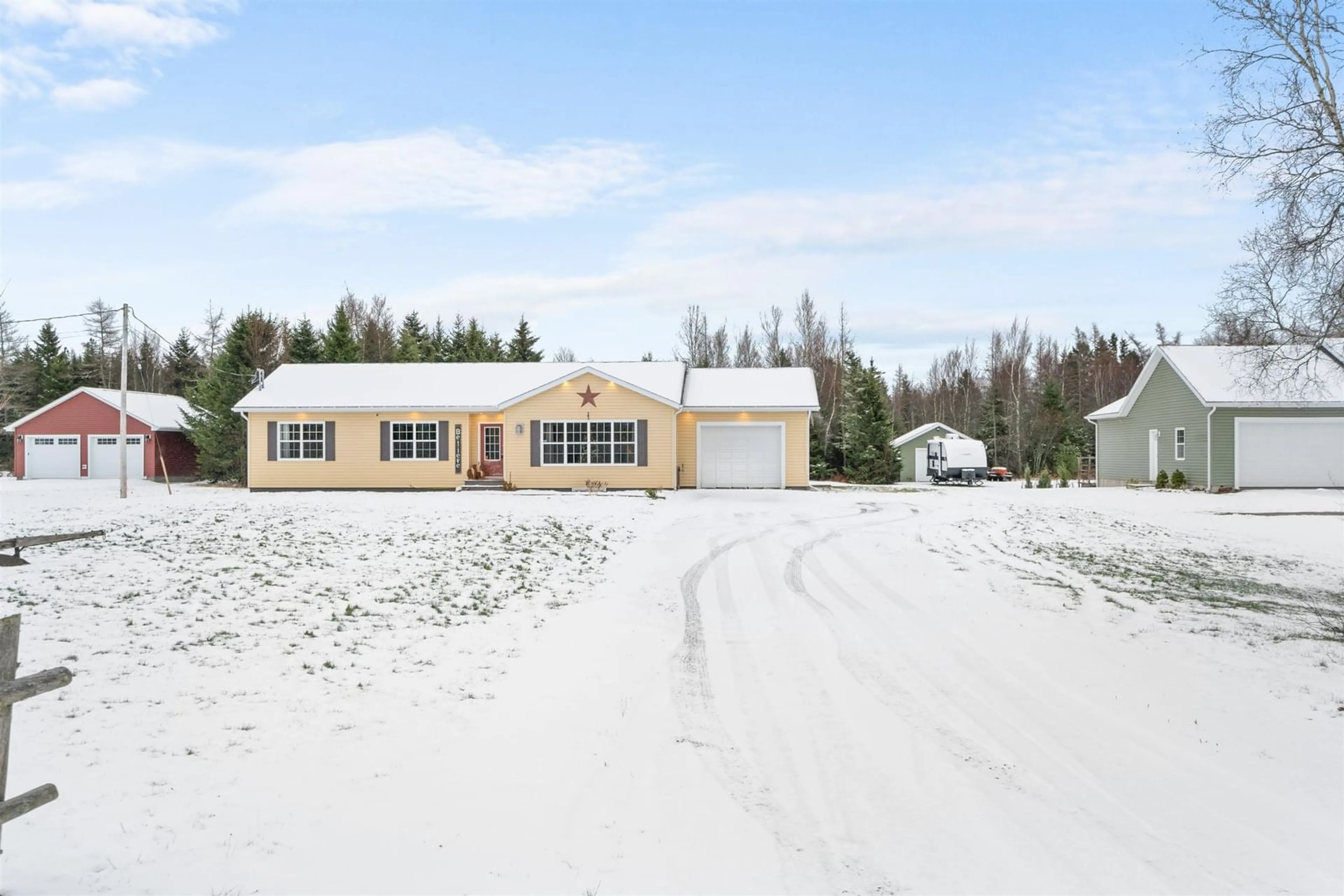 Frontside or backside of a home, cottage for 95 Riverbend Dr, Brookdale Nova Scotia B4H 3Y1