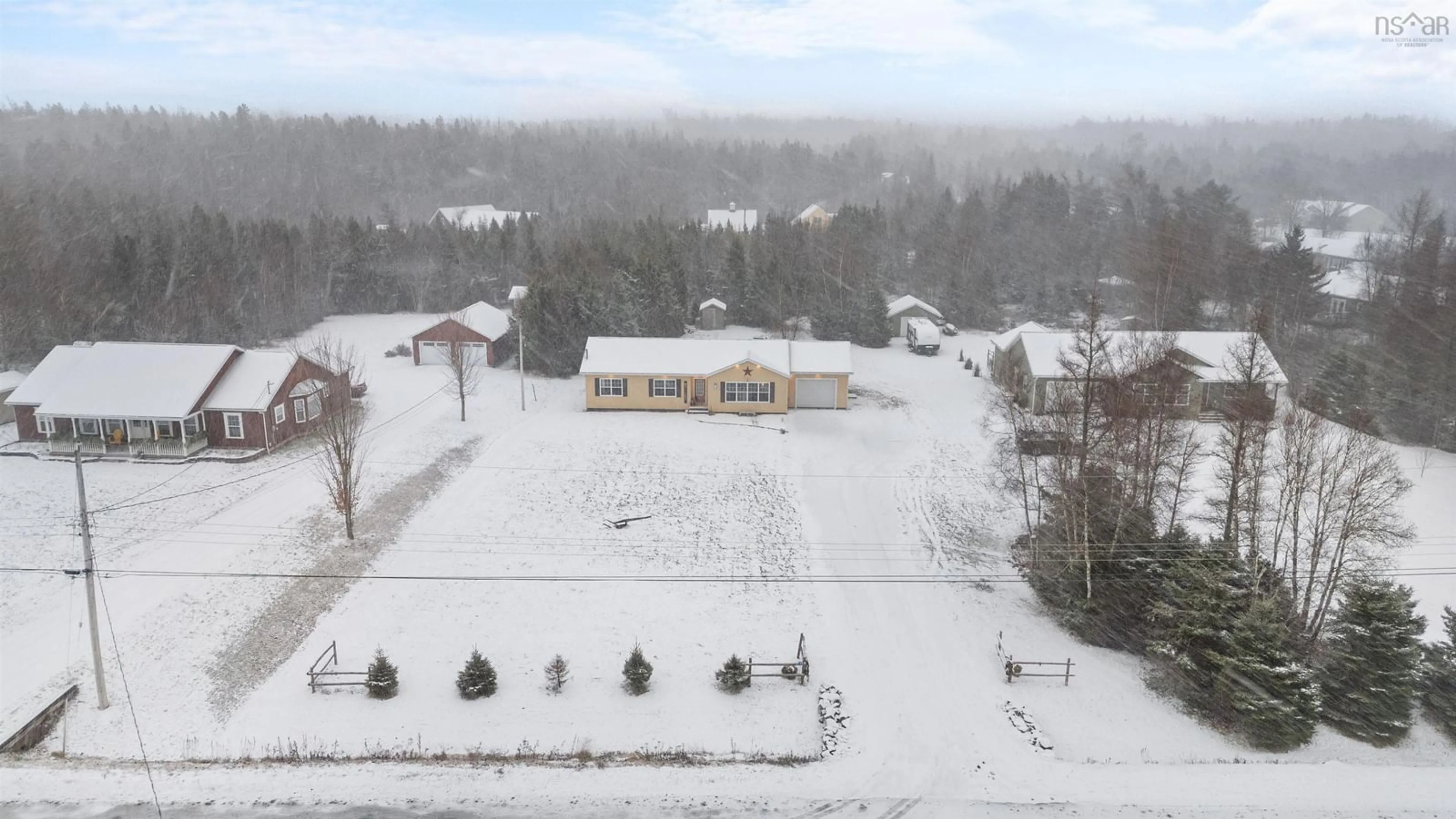 A pic from exterior of the house or condo, the street view for 95 Riverbend Dr, Brookdale Nova Scotia B4H 3Y1