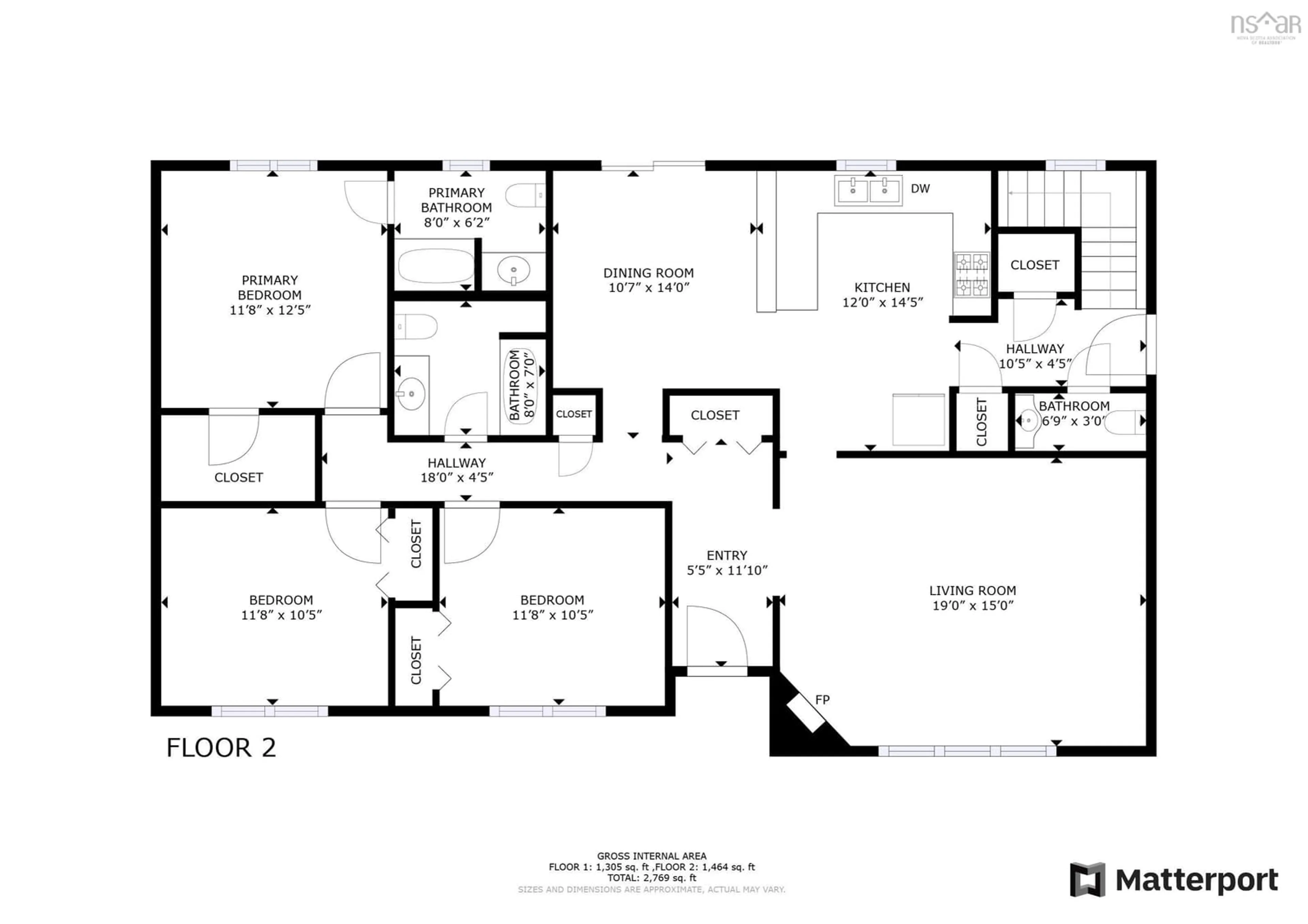 Floor plan for 95 Riverbend Dr, Brookdale Nova Scotia B4H 3Y1