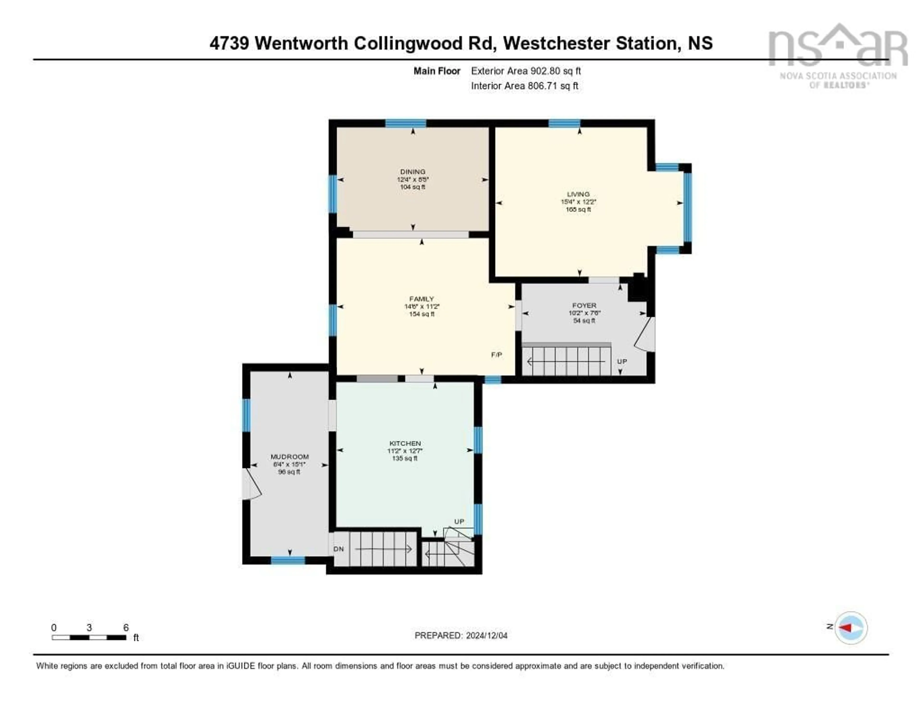 Floor plan for 4739 Wentworth Collingwood Rd, Westchester Nova Scotia B0M 2A0