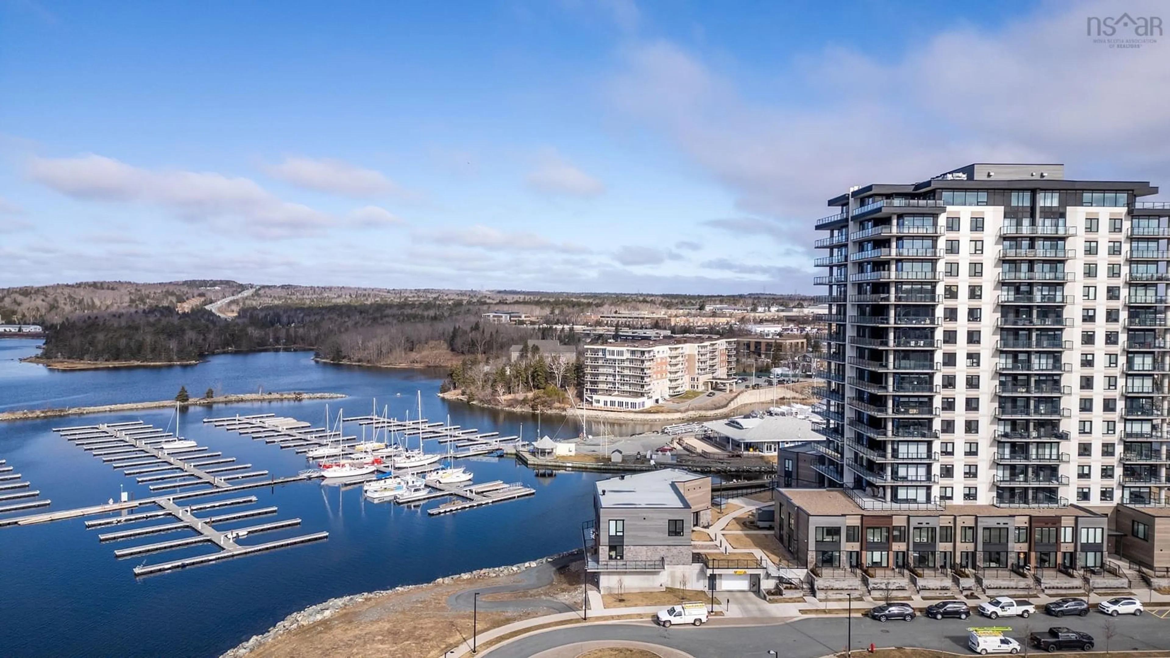 A pic from exterior of the house or condo, the view of lake or river for 72 Seapoint Rd #1405, Dartmouth Nova Scotia B3B 0R8