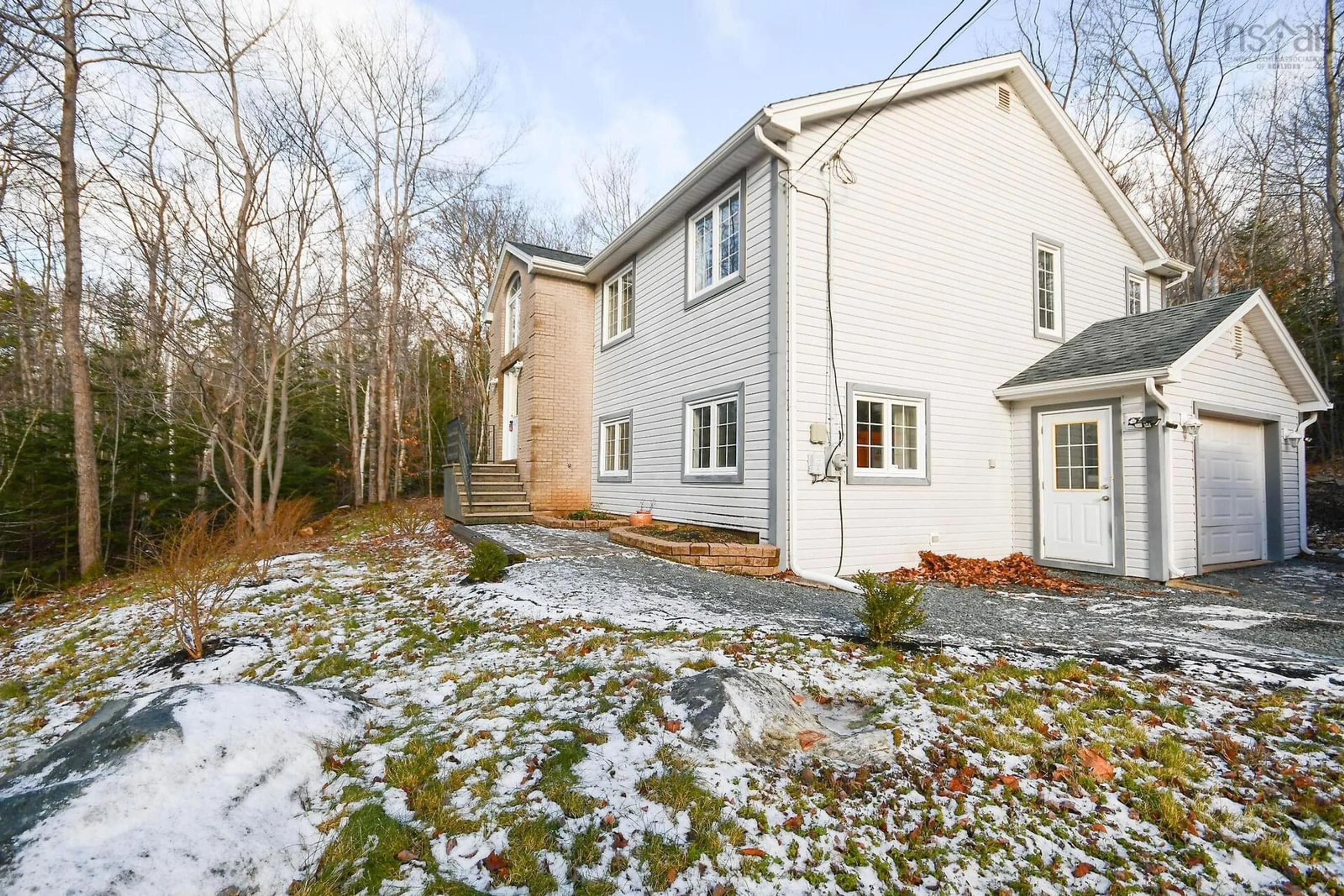 A pic from outside/outdoor area/front of a property/back of a property/a pic from drone, street for 74 Stone Mount Dr, Lower Sackville Nova Scotia B4C 4A2