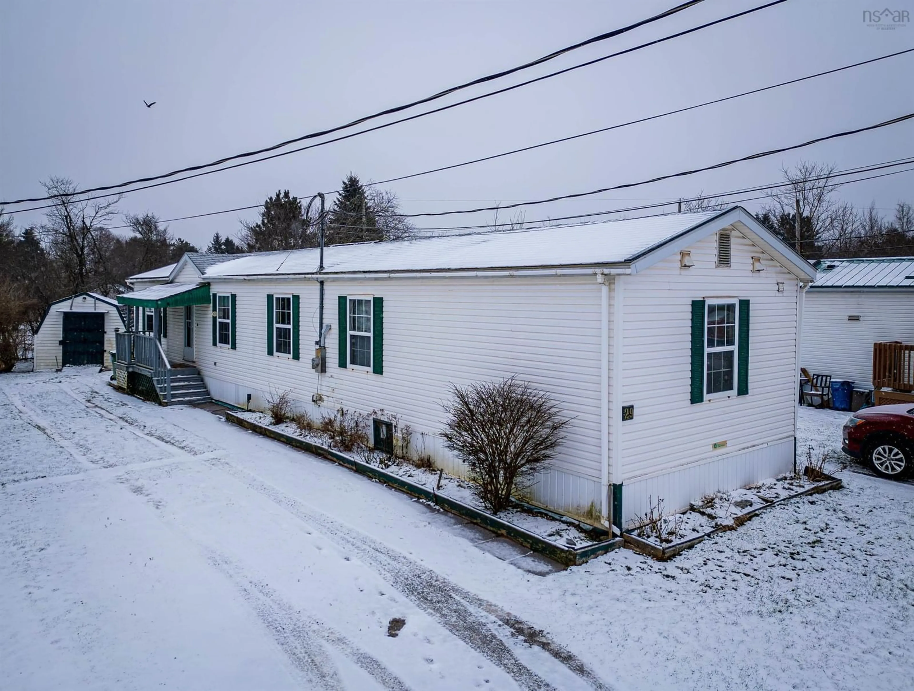 A pic from outside/outdoor area/front of a property/back of a property/a pic from drone, street for 29 Bridgeview Dr, Murray Siding Nova Scotia B2N 6P2