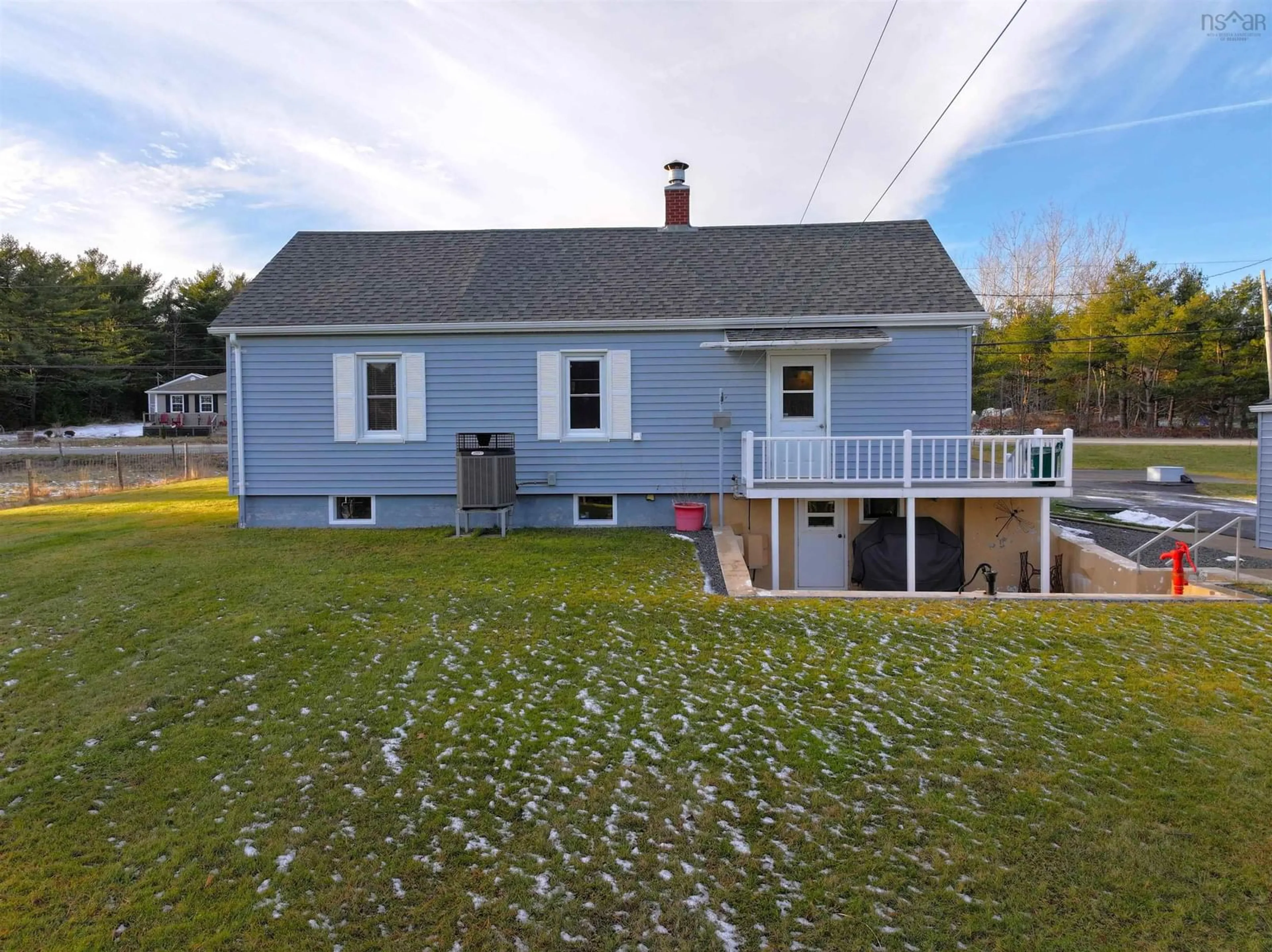 A pic from outside/outdoor area/front of a property/back of a property/a pic from drone, building for 12865 Highway 3, Rhodes Corner Nova Scotia B4V 5N2