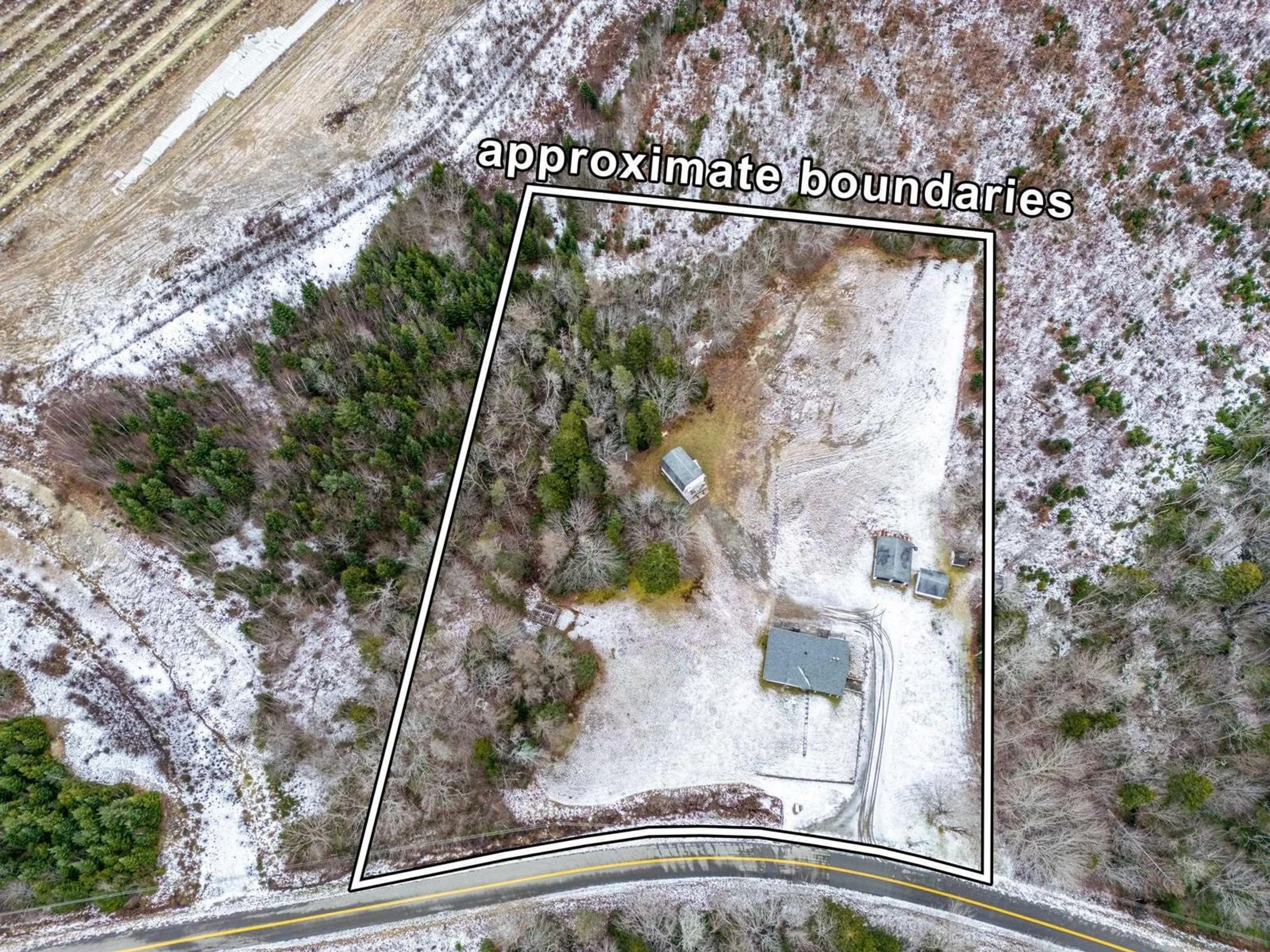 A pic from outside/outdoor area/front of a property/back of a property/a pic from drone, building for 2404 Hectanooga Rd, Hectanooga Nova Scotia B0W 2Y0