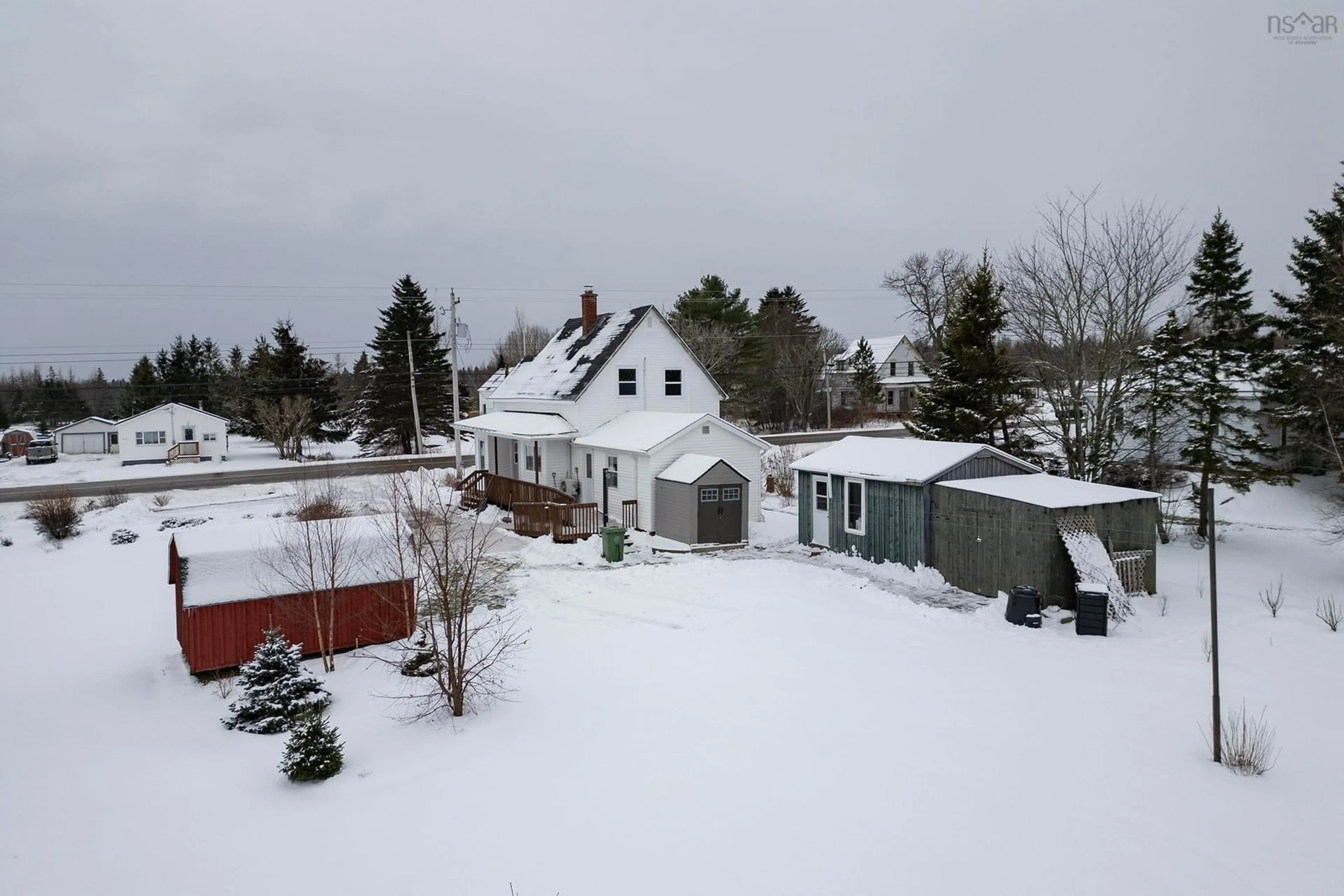 A pic from outside/outdoor area/front of a property/back of a property/a pic from drone, unknown for 1555 Highway 242, River Hebert Nova Scotia B0L 1G0