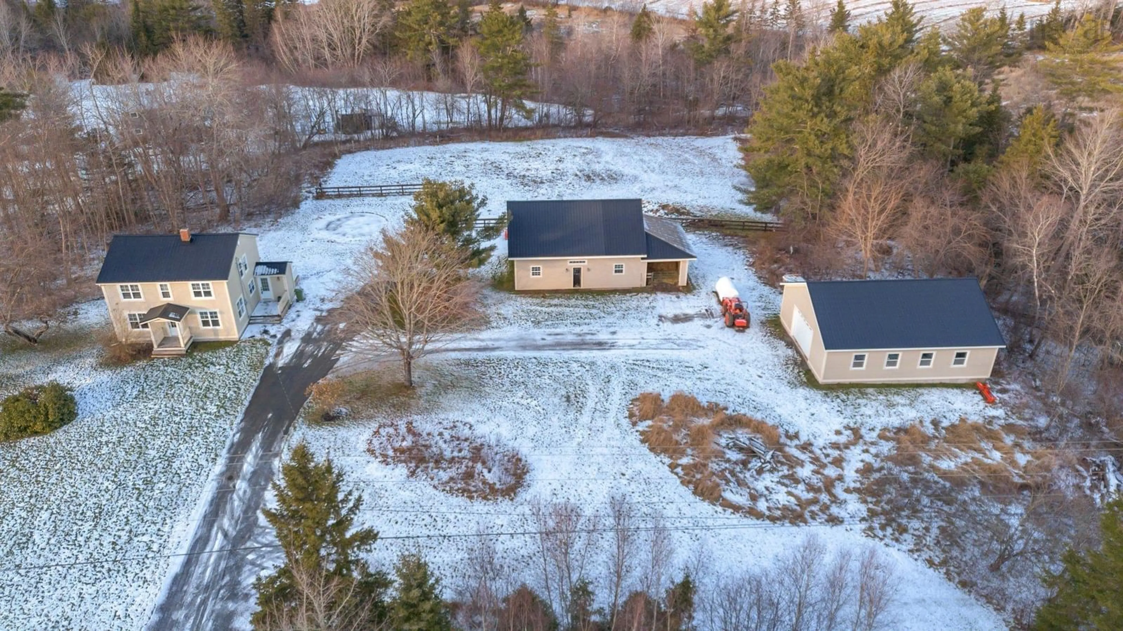 A pic from outside/outdoor area/front of a property/back of a property/a pic from drone, unknown for 2119 Highway 277, Carrolls Corner Nova Scotia B0N 1Y0