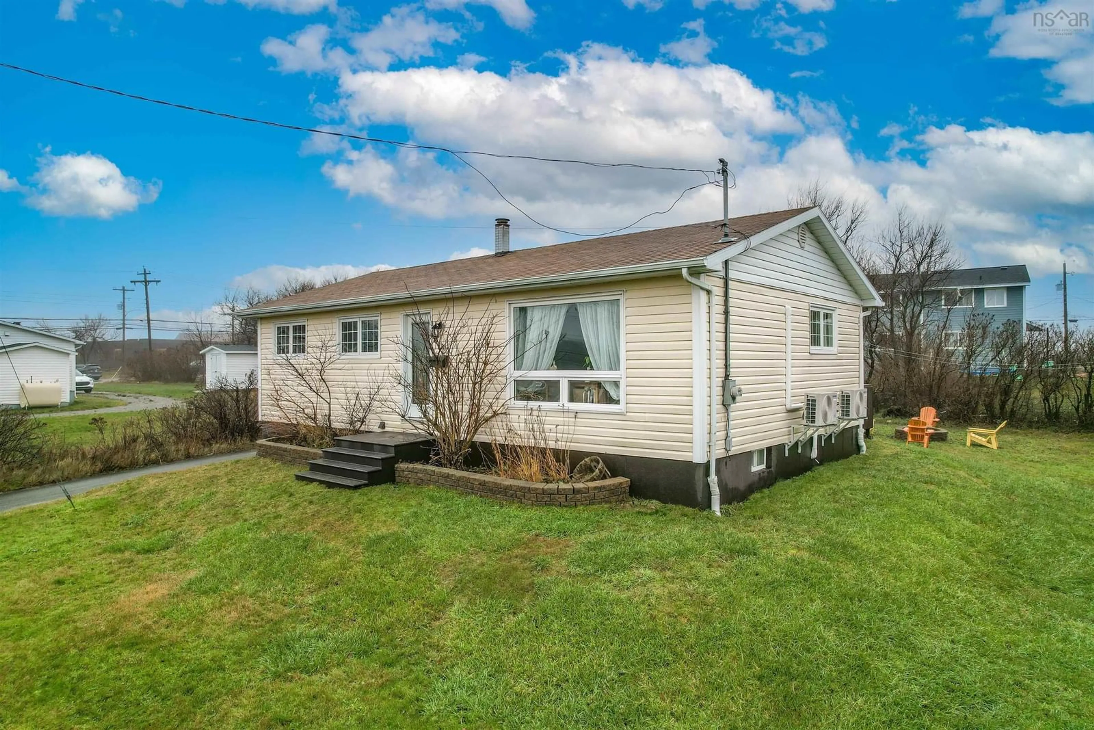 A pic from outside/outdoor area/front of a property/back of a property/a pic from drone, unknown for 6 Bluewater Dr, Glace Bay Nova Scotia B1A 3S8