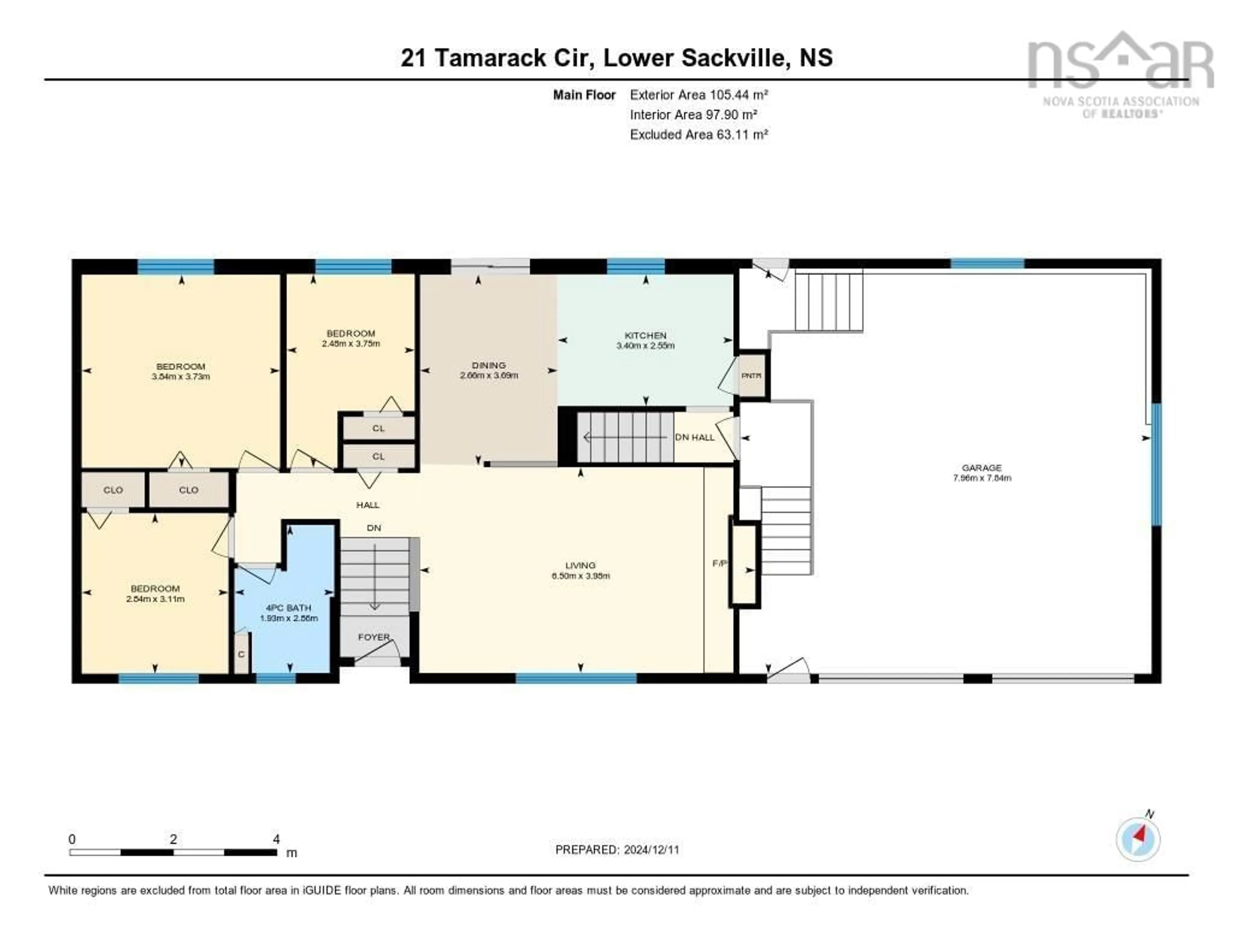 Floor plan for 21 Tamarack Cir, Lower Sackville Nova Scotia B4C 1E4