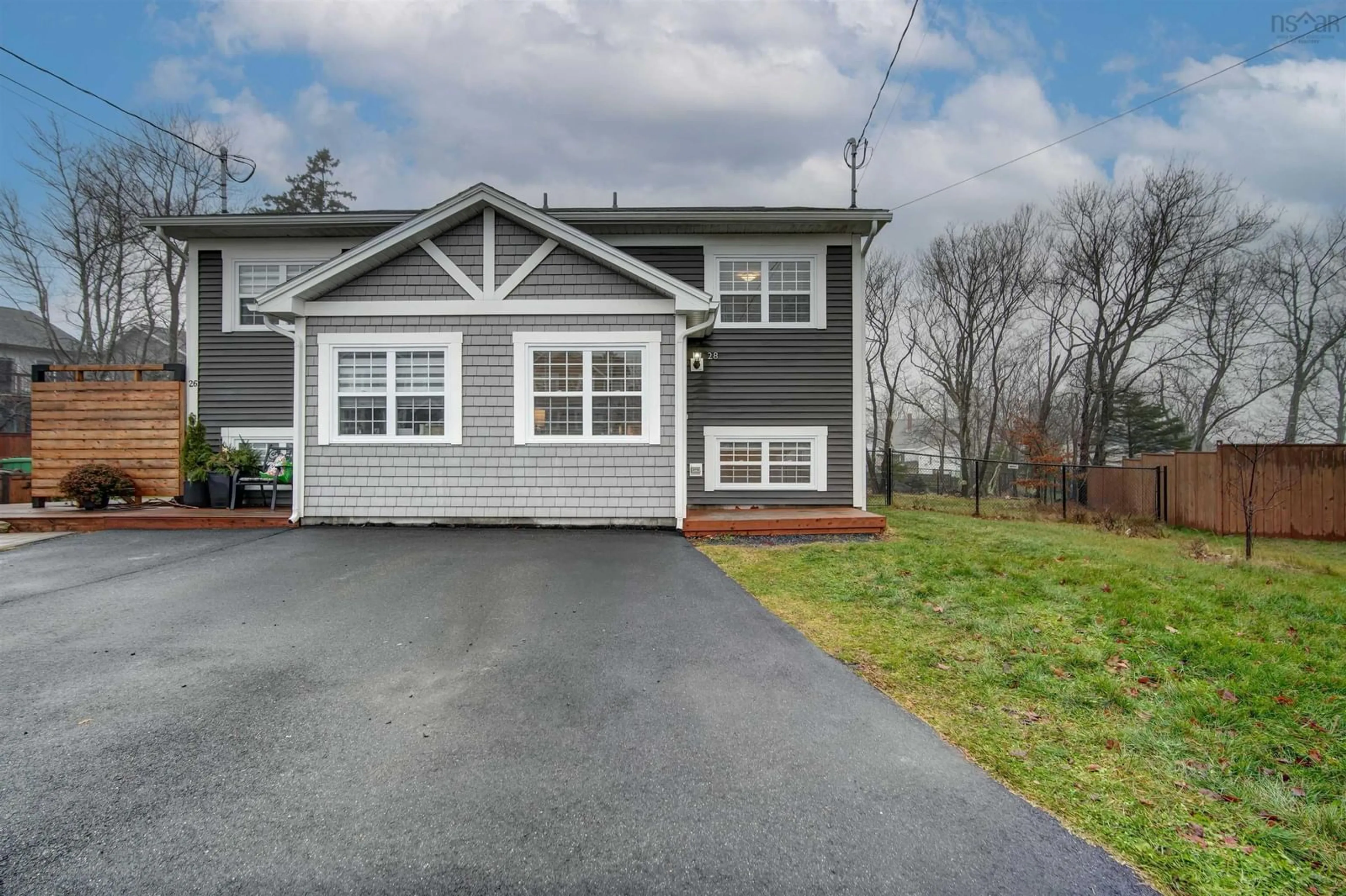 Home with vinyl exterior material, street for 28 Chambers Crt, Halifax Nova Scotia B3R 0C6