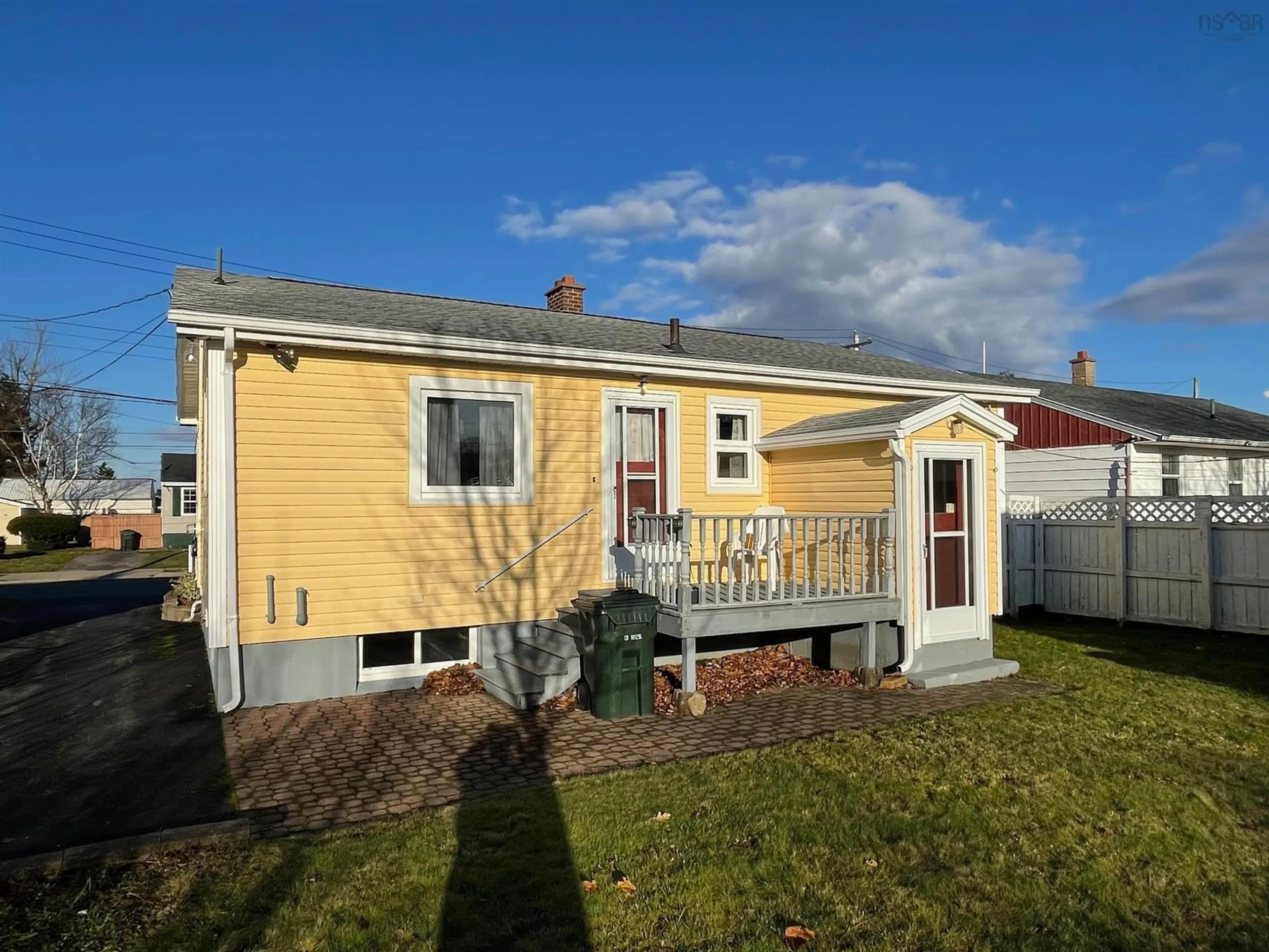 Home with vinyl exterior material, street for 436 Birch Hill Drive, Sydney Nova Scotia B1P 3V9