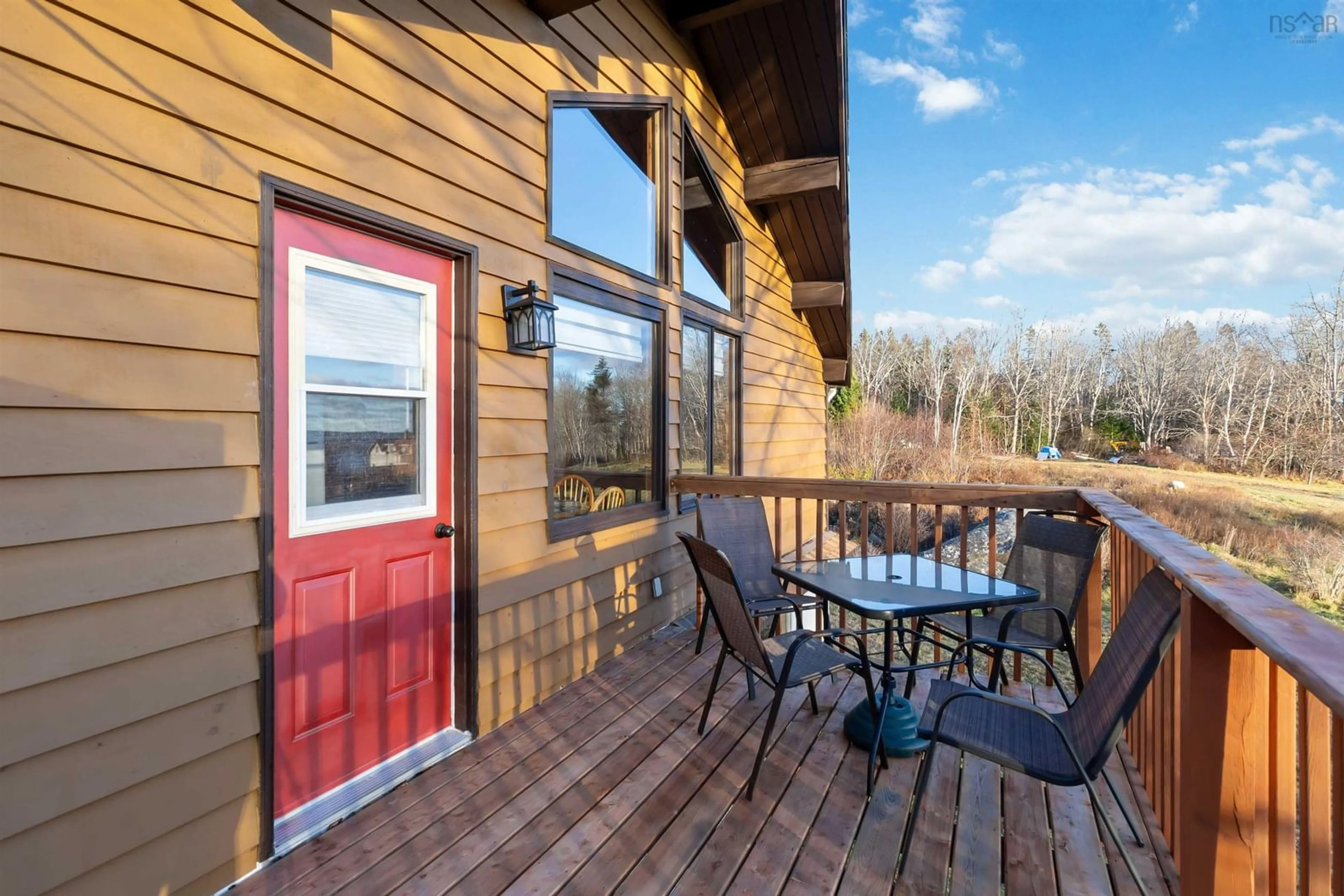 Patio, water/lake/river/ocean view for 11 Beach View Lane #5, Summerville Centre Nova Scotia B0T 1T0