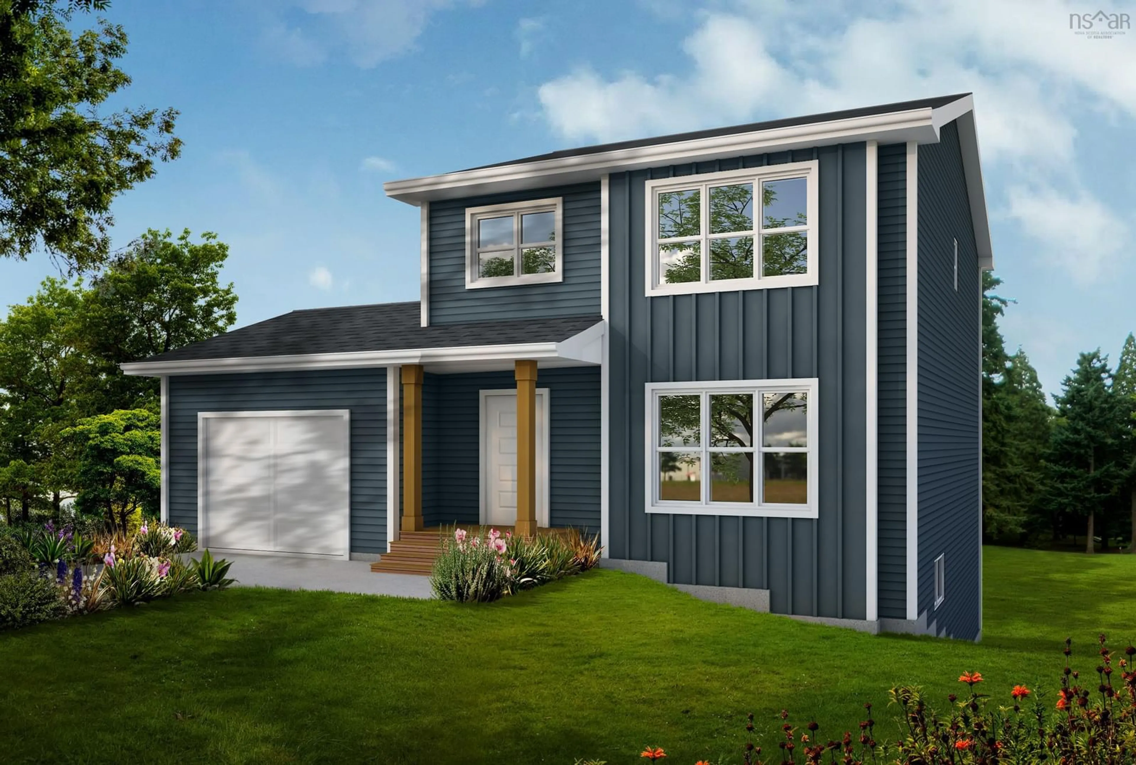 Home with vinyl exterior material, street for 136 Oldham Rd #Lot 2C, Enfield Nova Scotia B2T 1E2