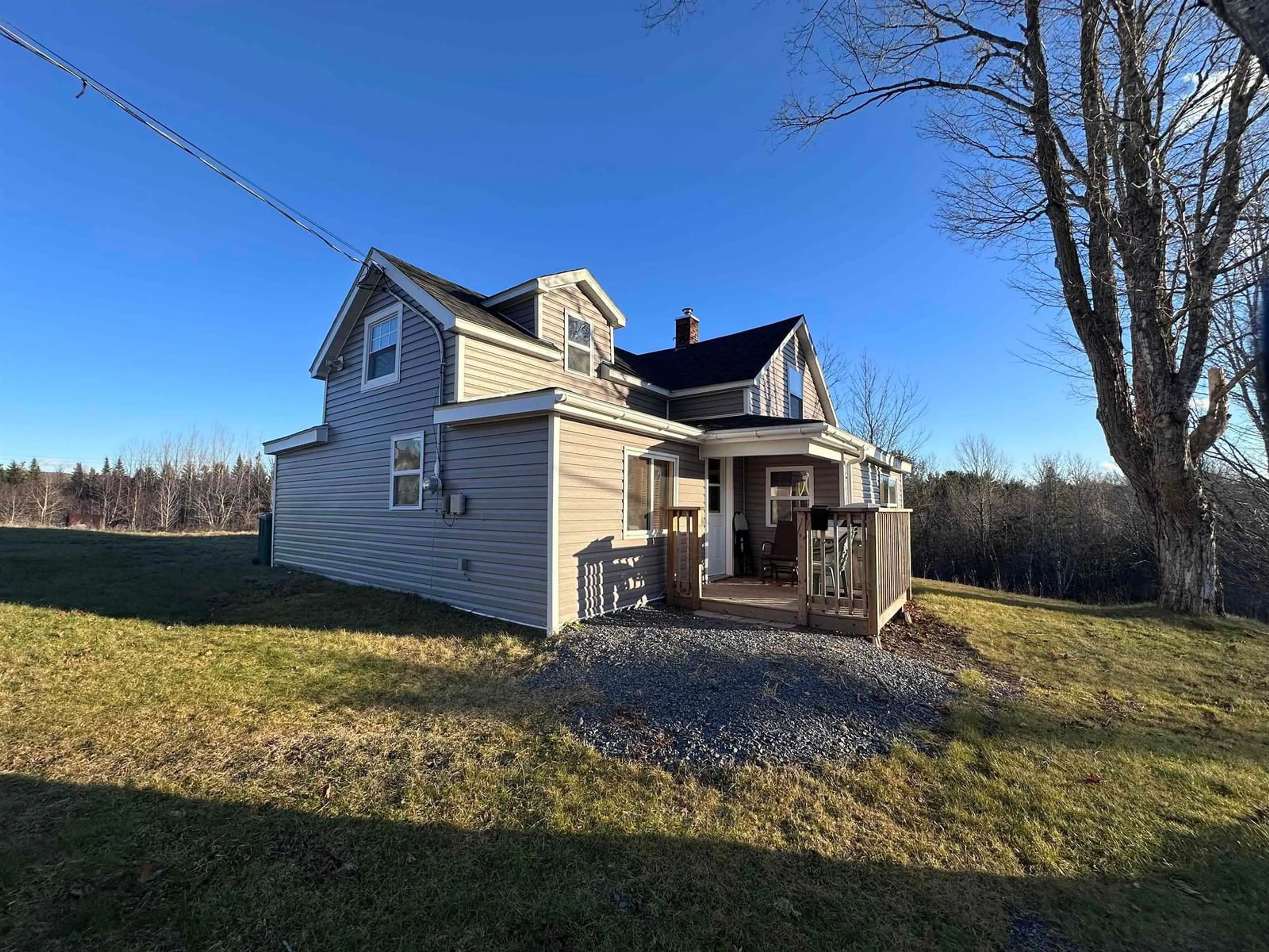 A pic from outside/outdoor area/front of a property/back of a property/a pic from drone, unknown for 558 North River Rd, North River Nova Scotia B0R 1E0