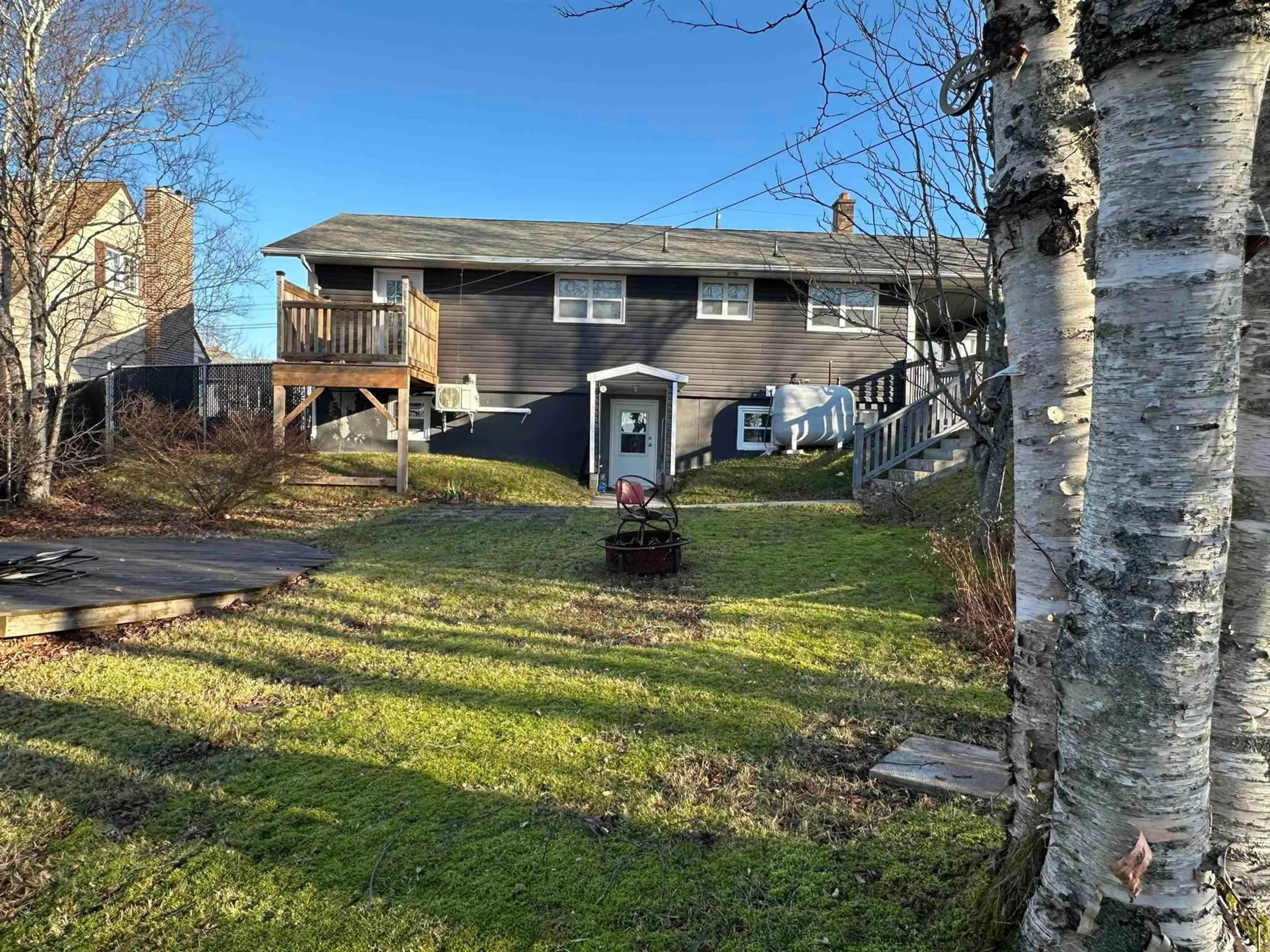 A pic from outside/outdoor area/front of a property/back of a property/a pic from drone, mountain view for 312 Lisgard St, Sydney Nova Scotia B1P 2Y9