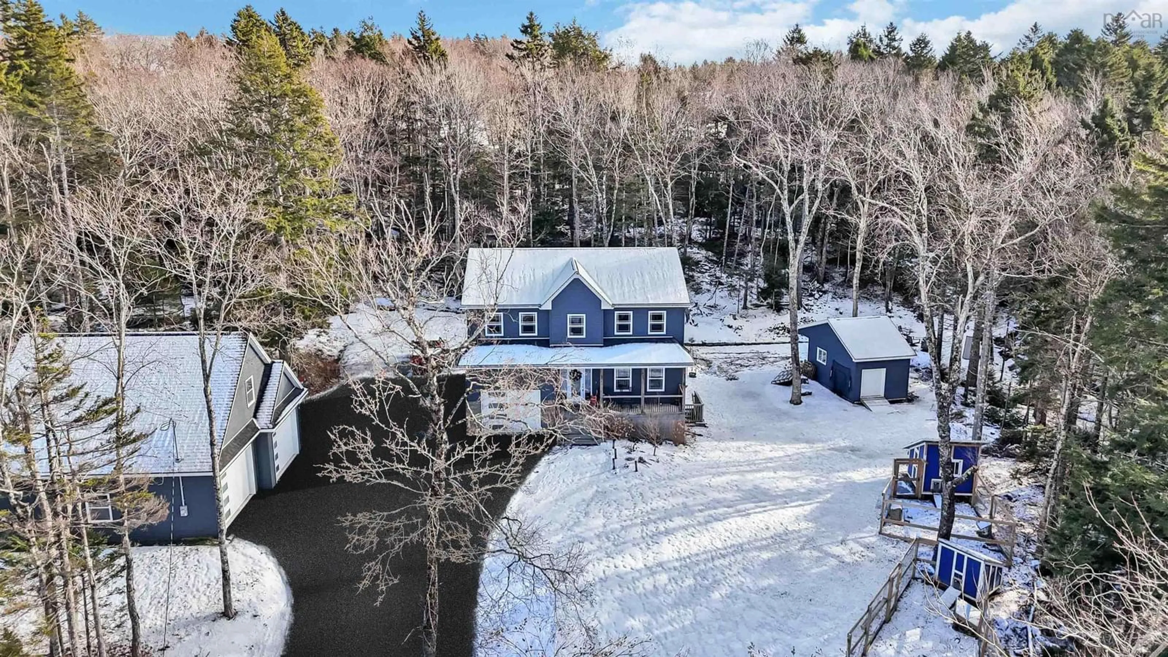 A pic from outside/outdoor area/front of a property/back of a property/a pic from drone, water/lake/river/ocean view for 168 Kernwood Dr, Middle Sackville Nova Scotia B4E 0G6