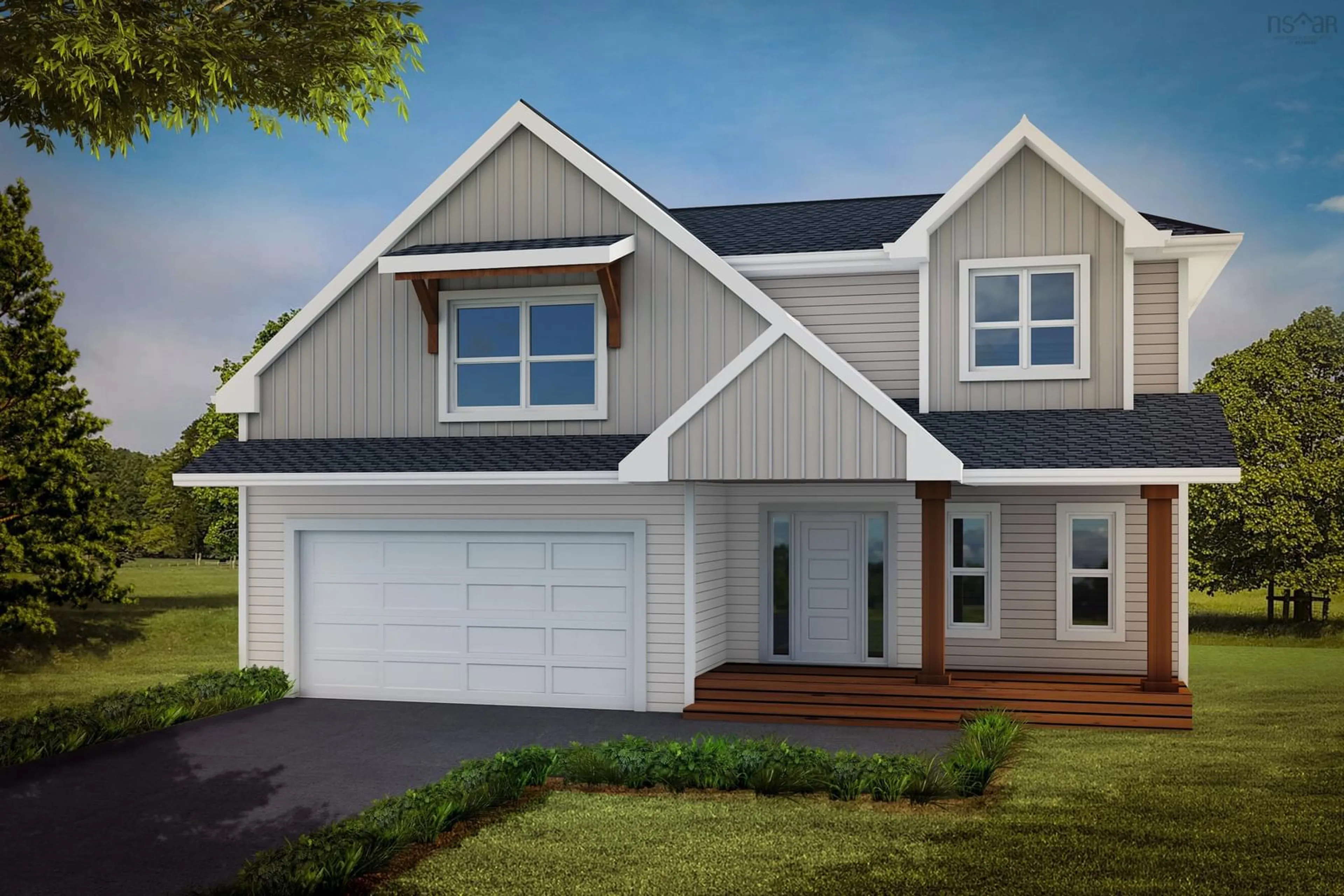 Home with vinyl exterior material, street for Everwood Ave #434-A, Hammonds Plains Nova Scotia B3J 0Z6