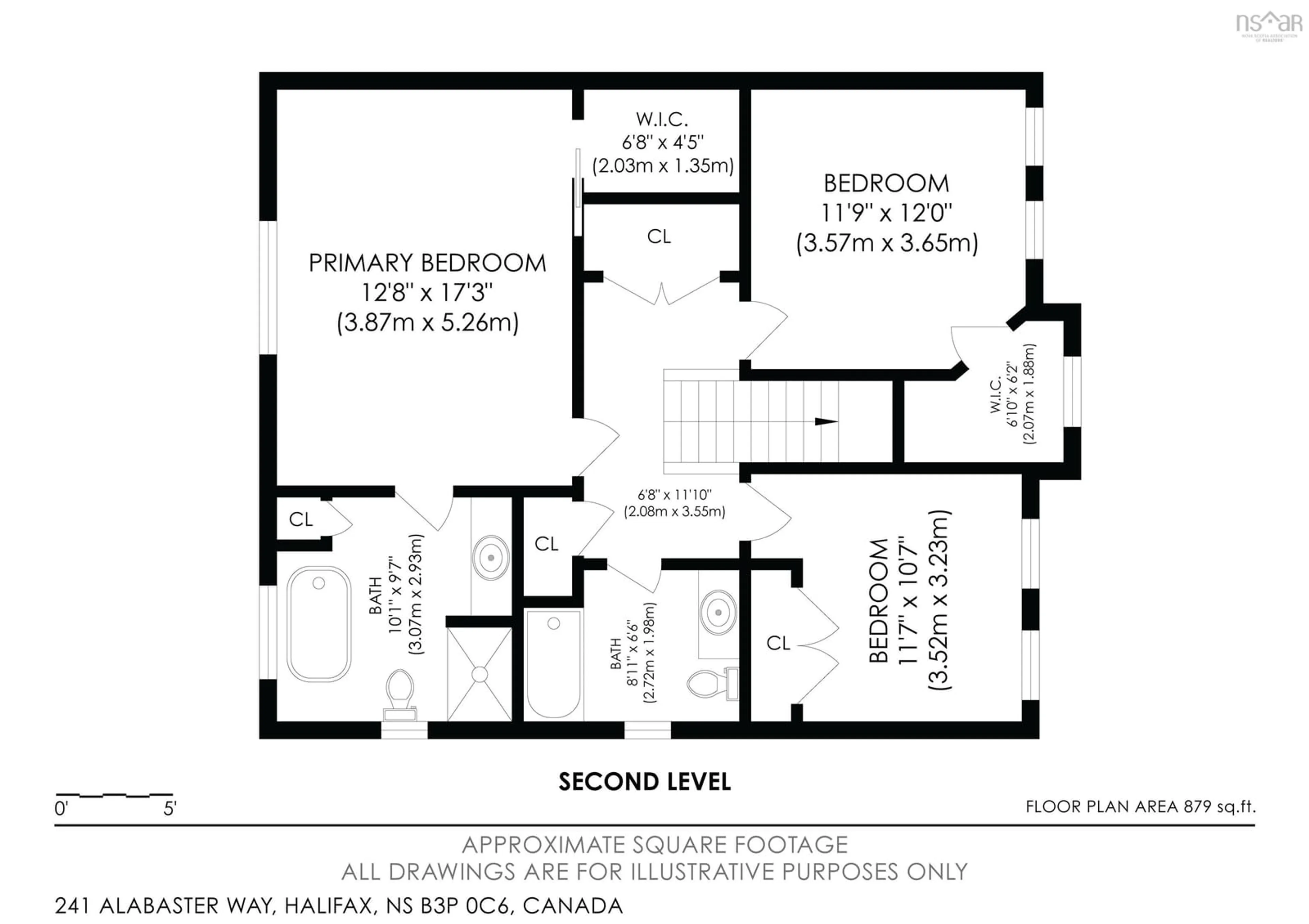 Floor plan for 241 Alabaster Way, Halifax Nova Scotia B3P 0E9