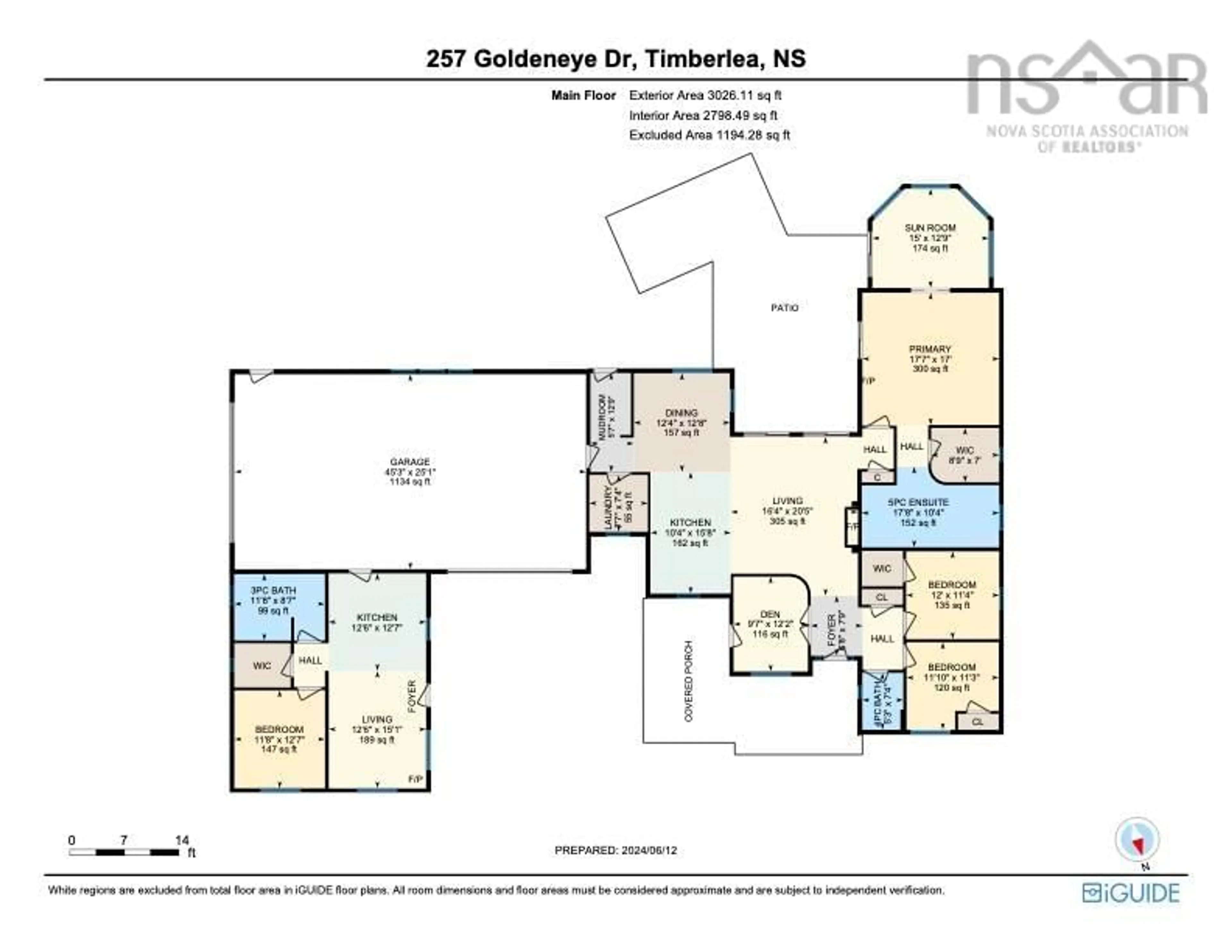 Floor plan for 257 Goldeneye Dr, Timberlea Nova Scotia B3T 0E7