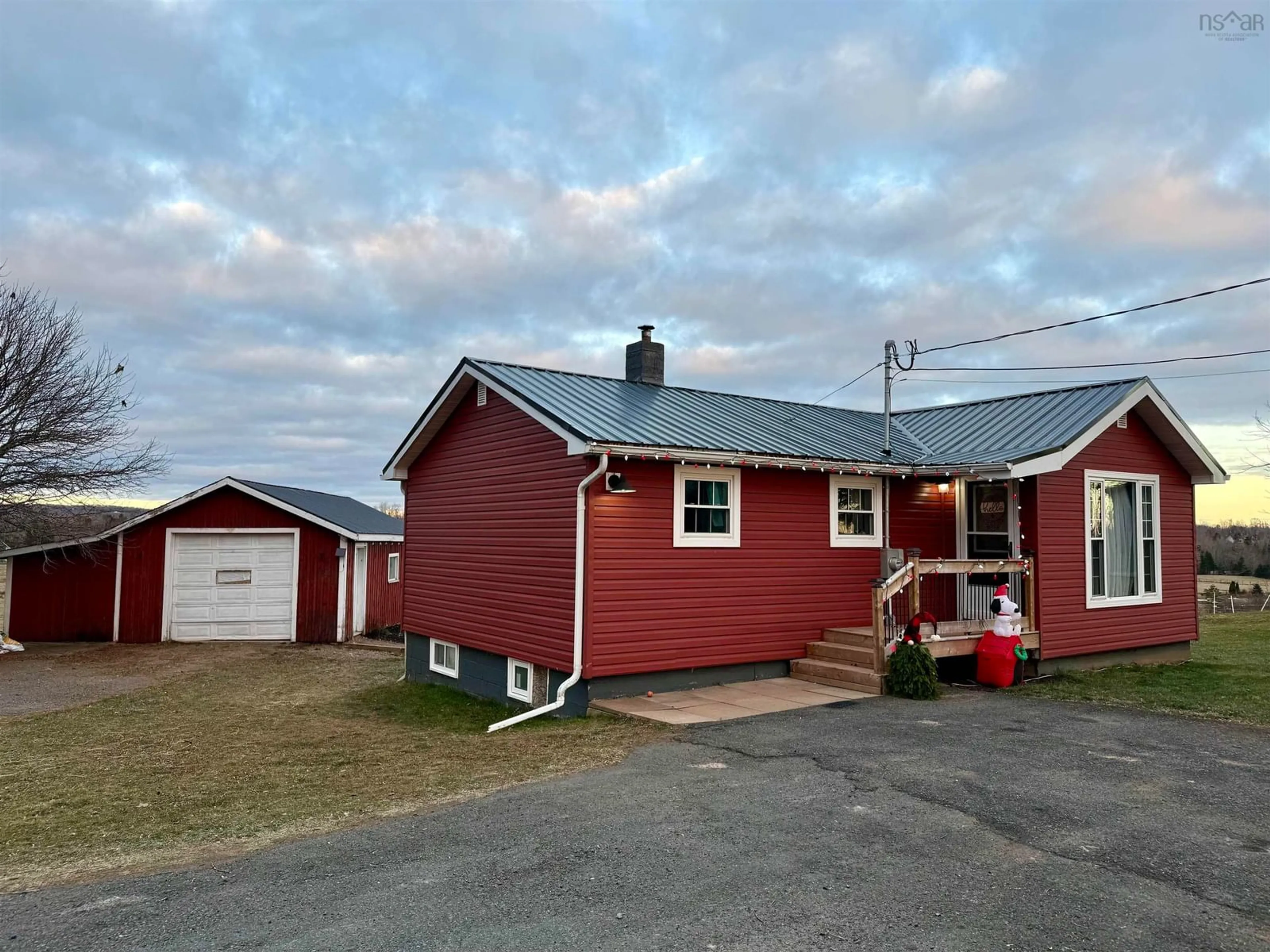 A pic from outside/outdoor area/front of a property/back of a property/a pic from drone, building for 196 Great Village Lornevale Rd, Great Village Nova Scotia B0M 1L0