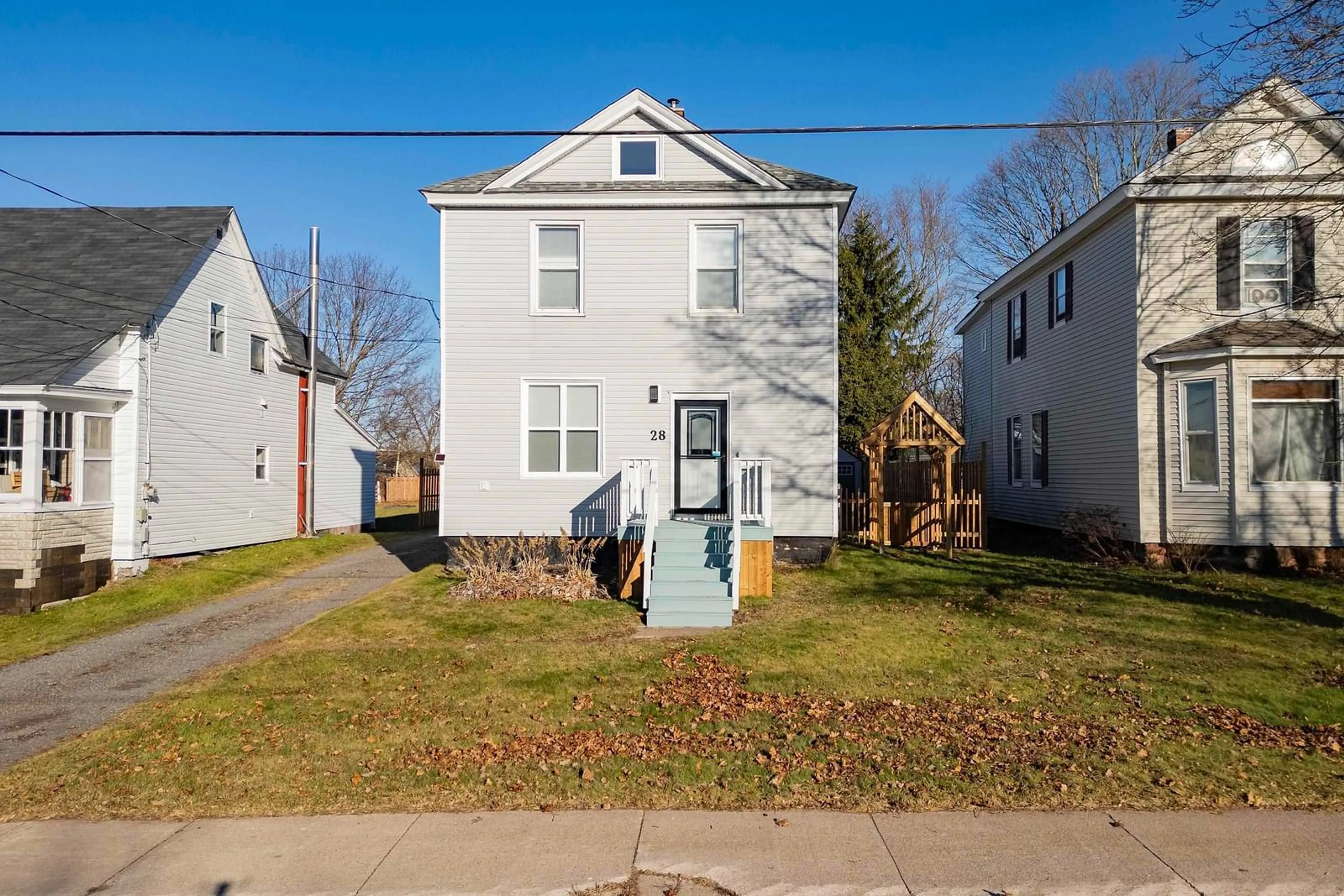 A pic from outside/outdoor area/front of a property/back of a property/a pic from drone, street for 28 Charles St, Amherst Nova Scotia B4H 3P8