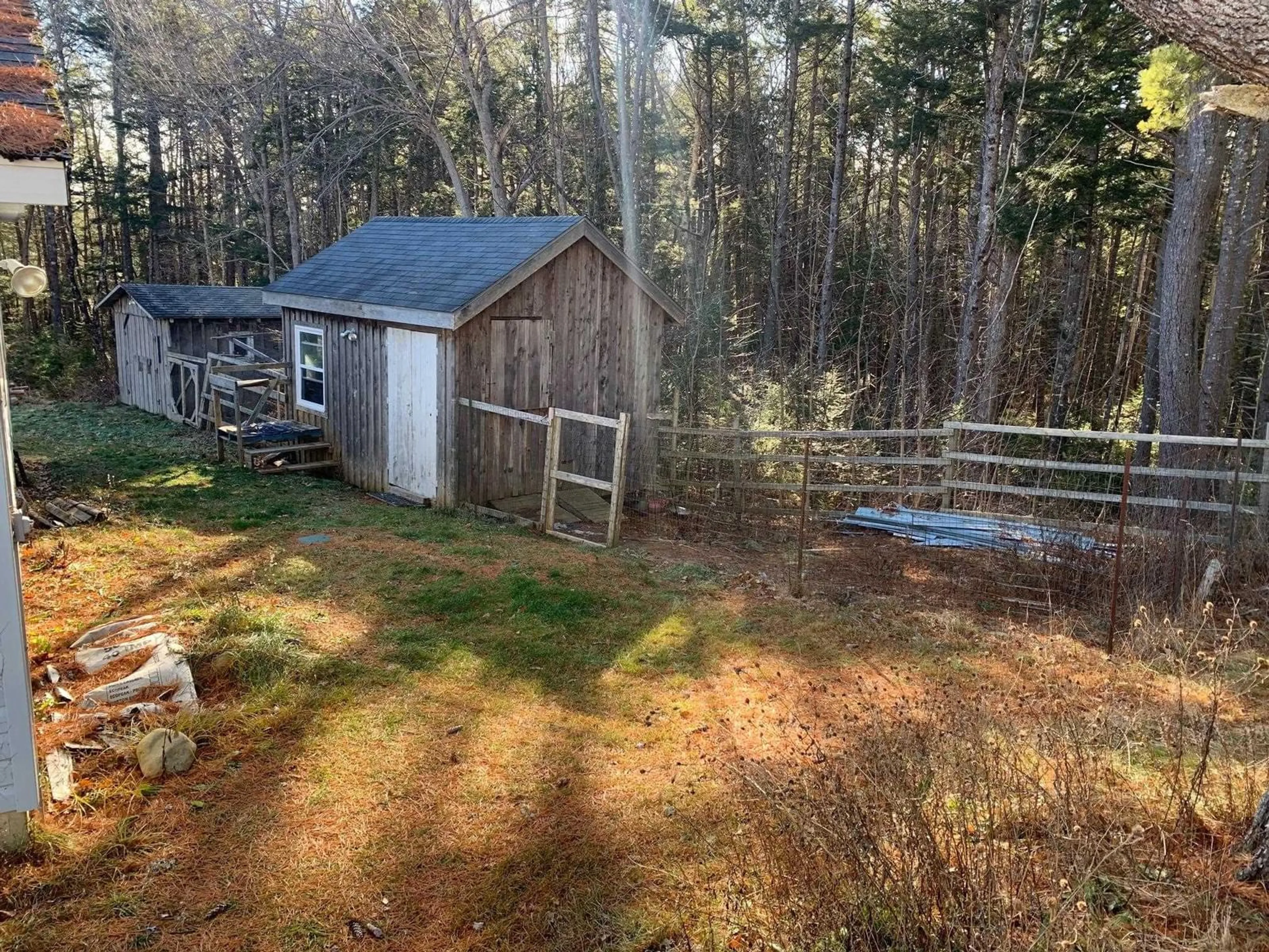 Shed for 4313 Medway River Rd, Bangs Falls Nova Scotia B0T 1E0